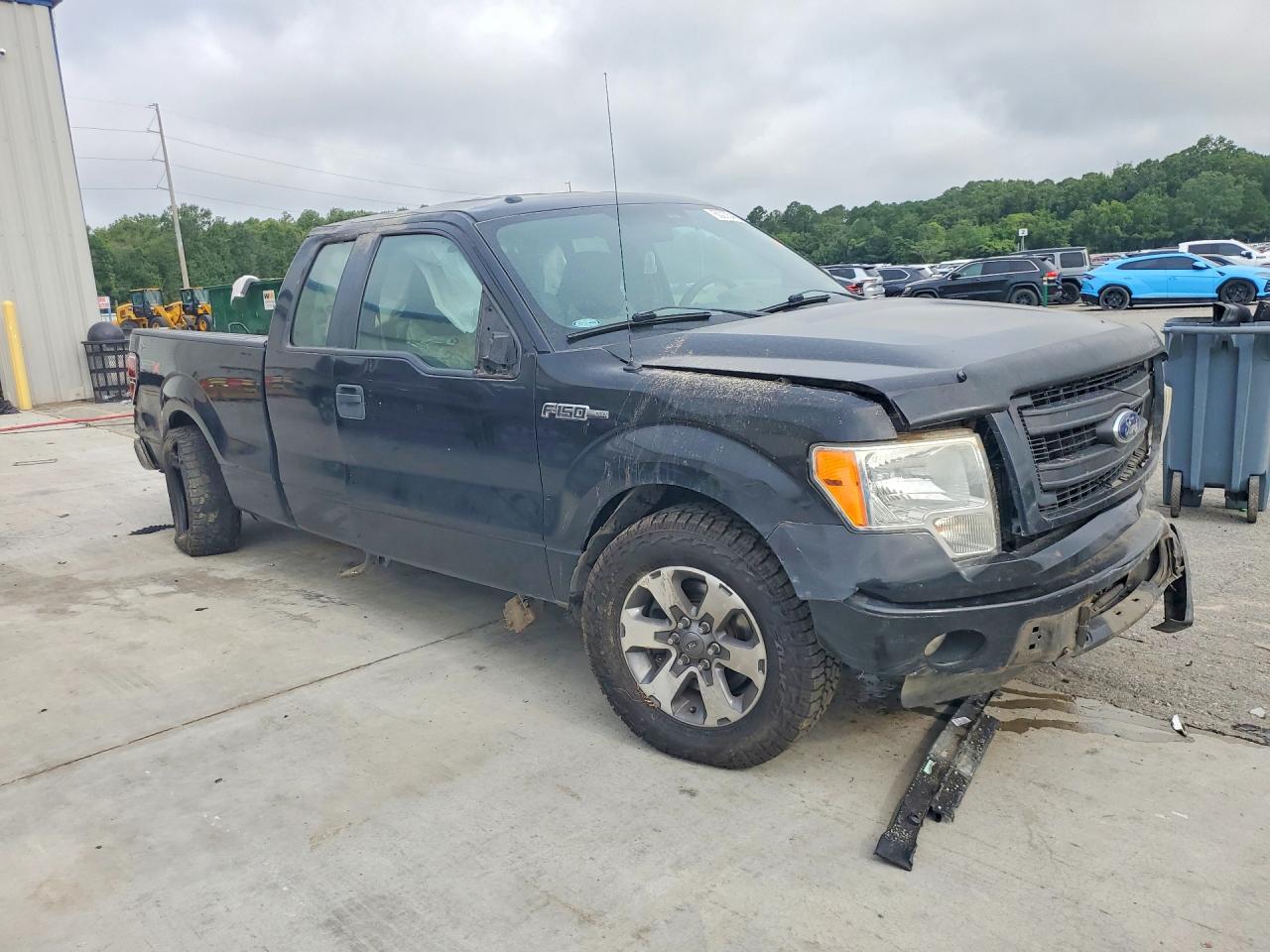 2013 Ford F150 Super Cab Black vin: 1FTFX1CF1DKG39302