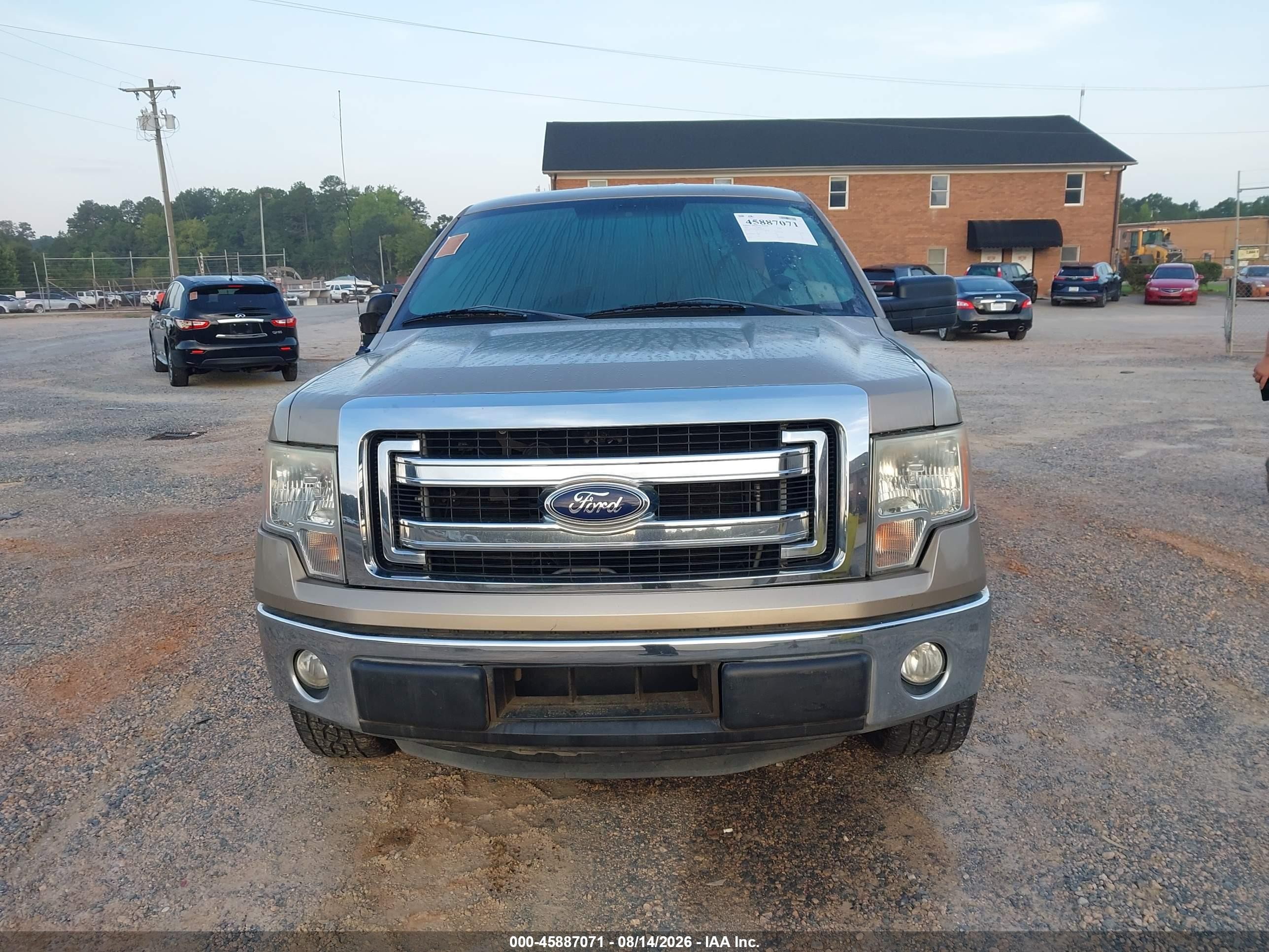 2014 Ford F-150 Xlt Champagne vin: 1FTFX1CF1EFA31712