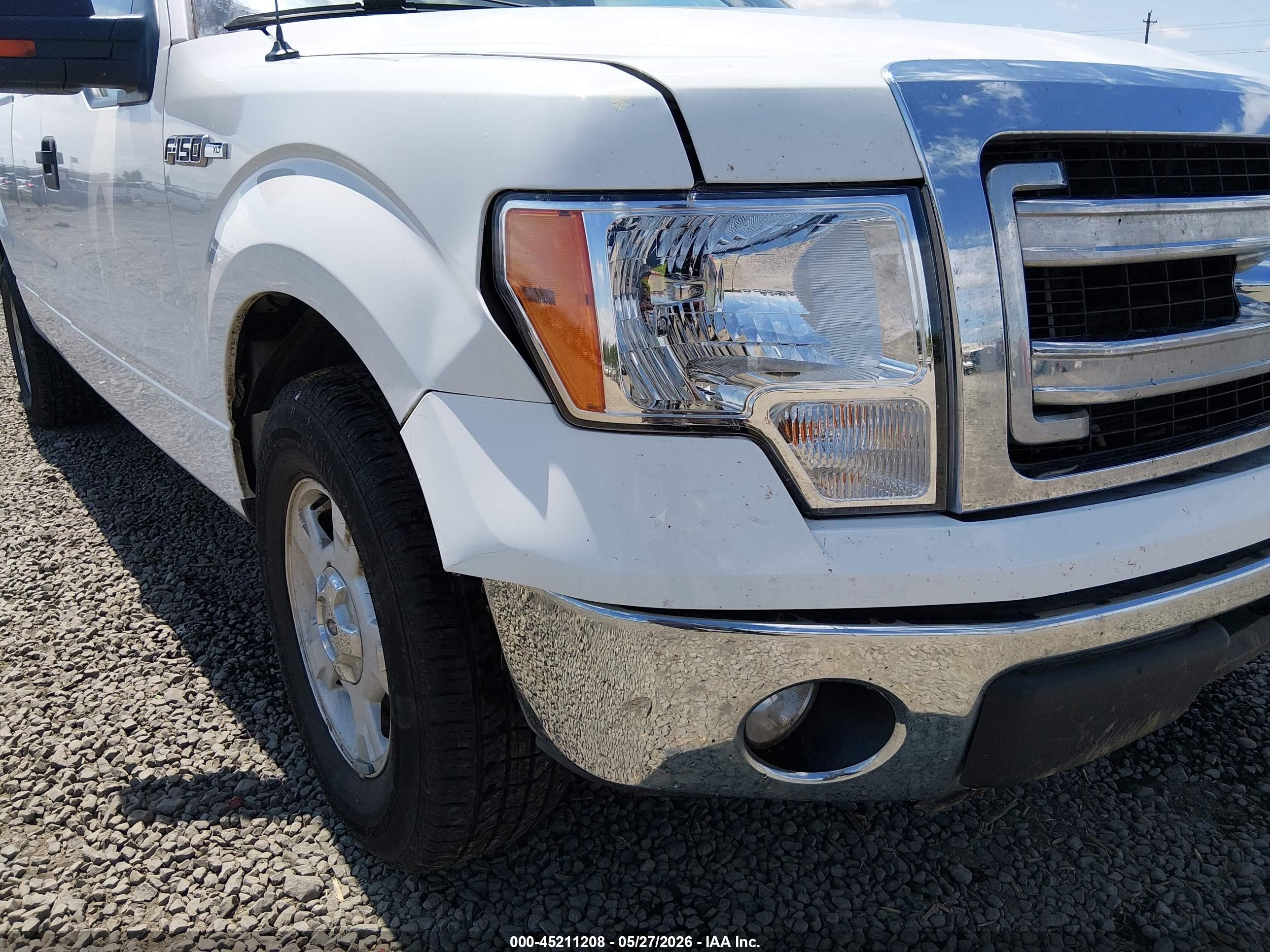 2014 Ford F-150 Xlt White vin: 1FTFX1CF1EFC94315