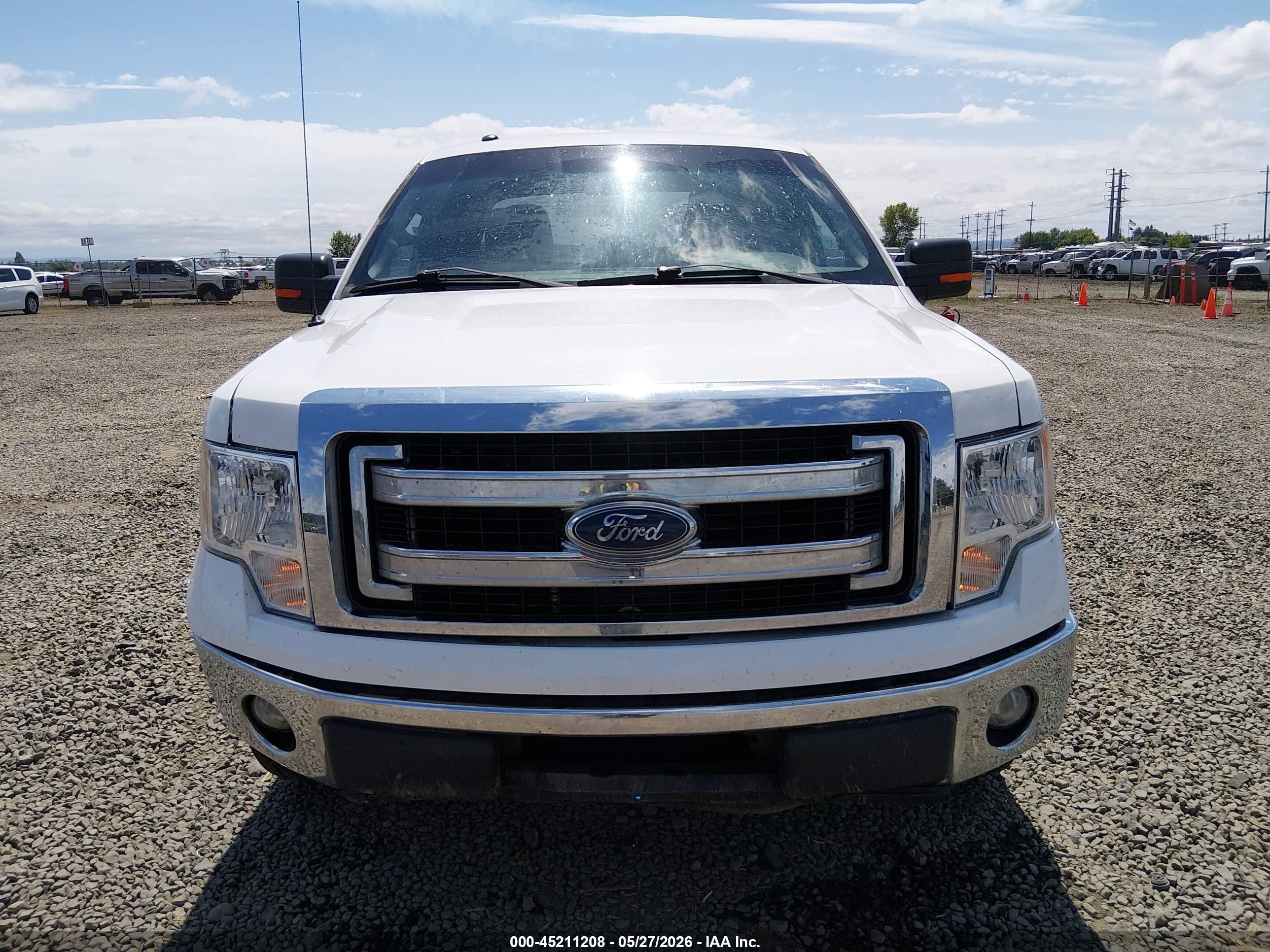 2014 Ford F-150 Xlt White vin: 1FTFX1CF1EFC94315