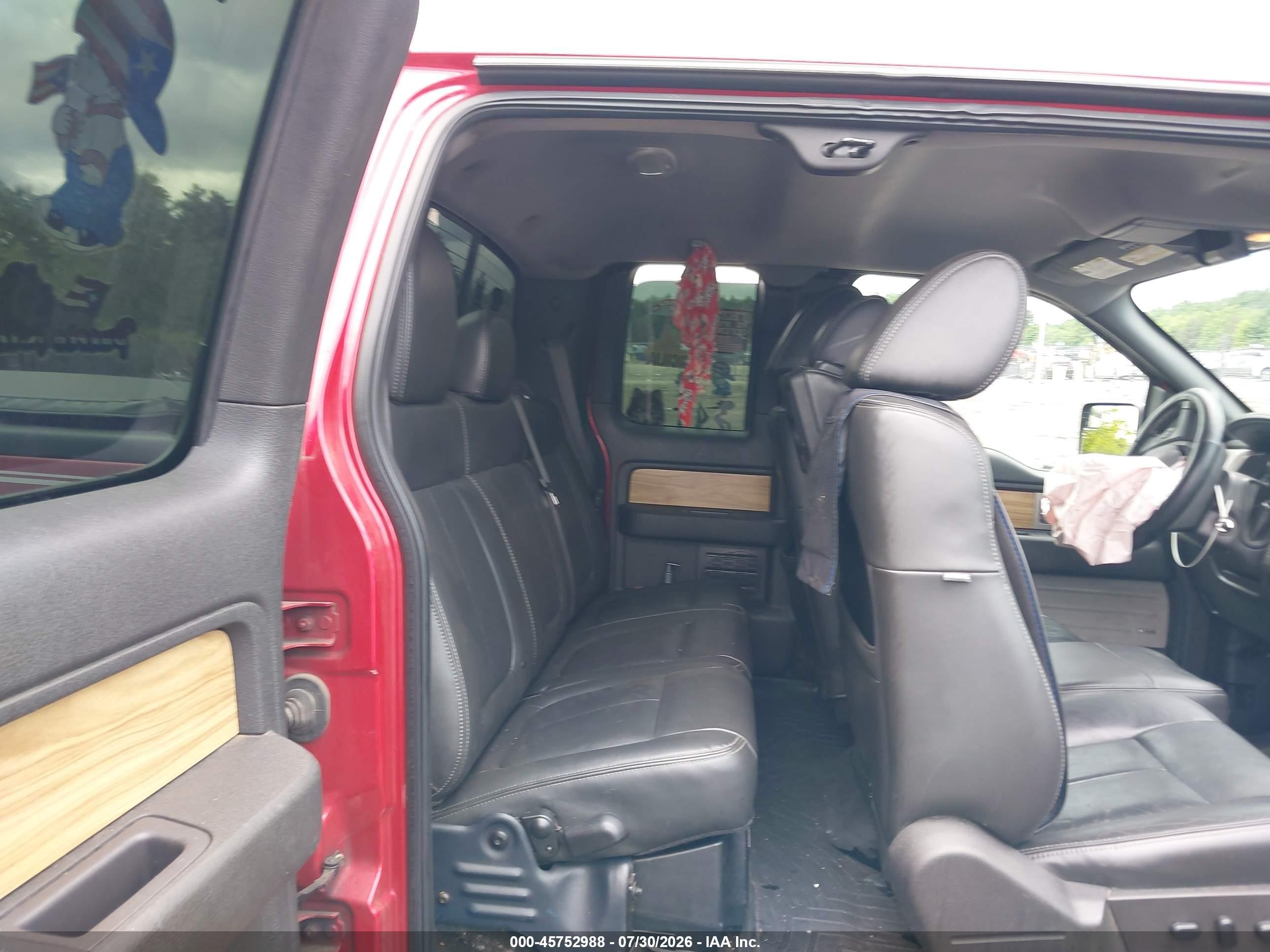 2011 Ford F-150 Lariat Red vin: 1FTFX1CF2BFA48451