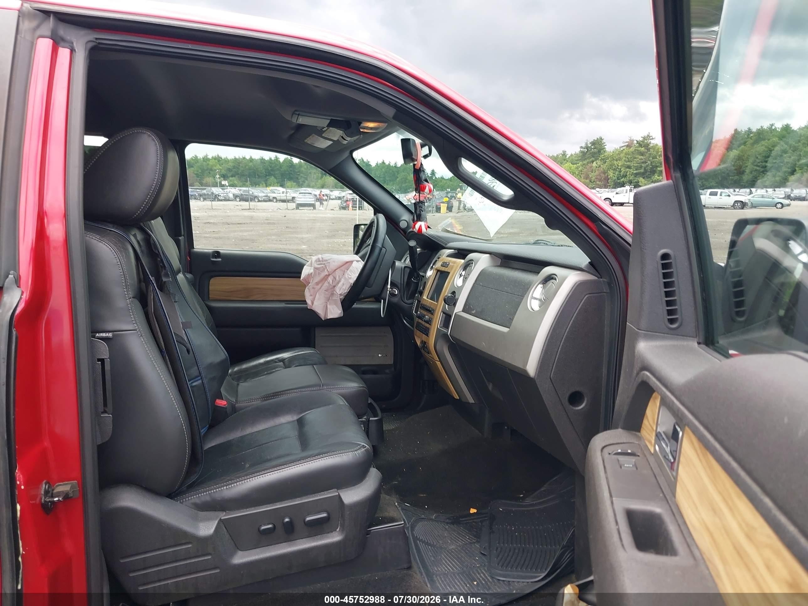 2011 Ford F-150 Lariat Red vin: 1FTFX1CF2BFA48451