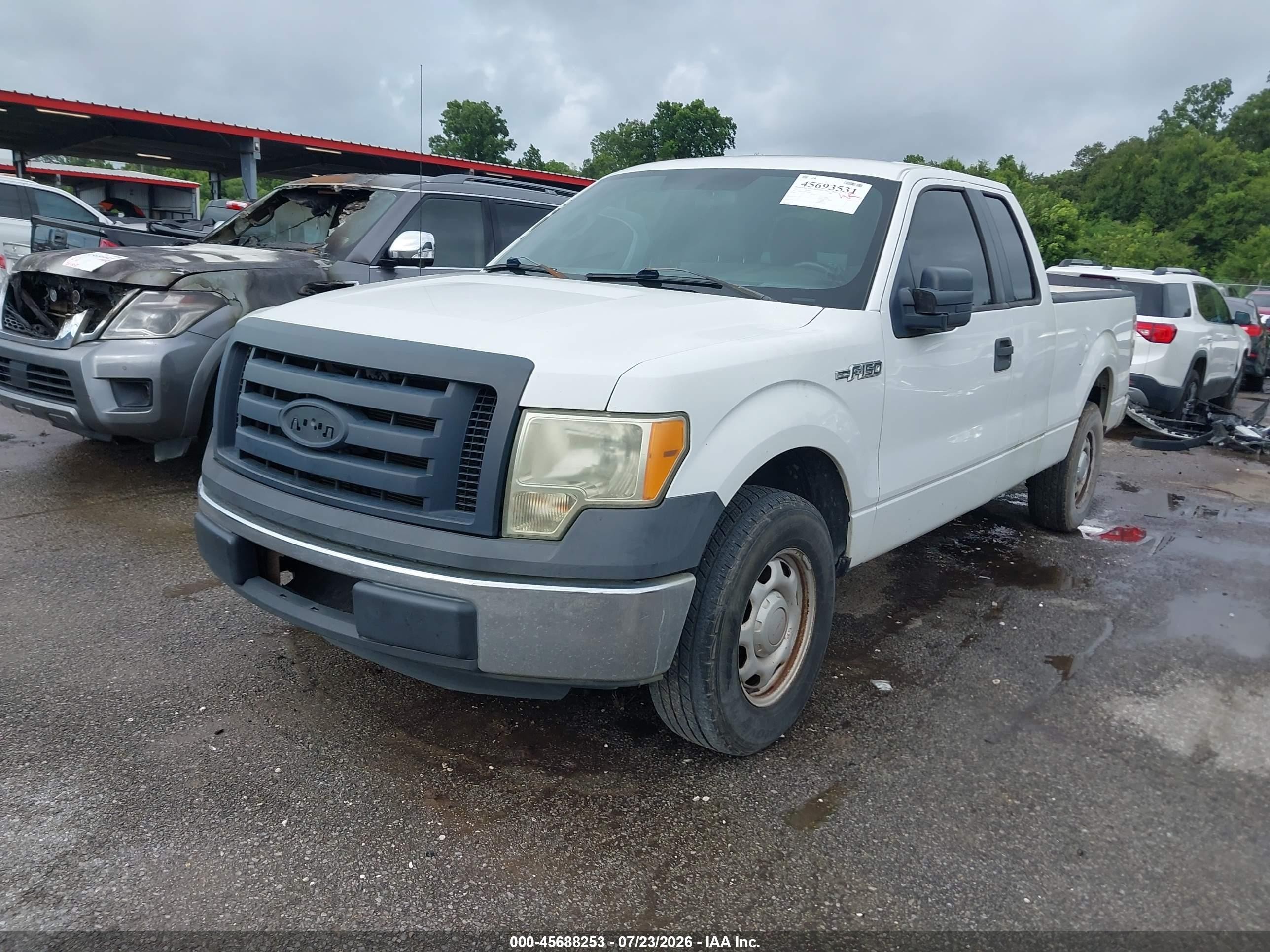 2011 Ford F-150 Xl White vin: 1FTFX1CF2BFA78274