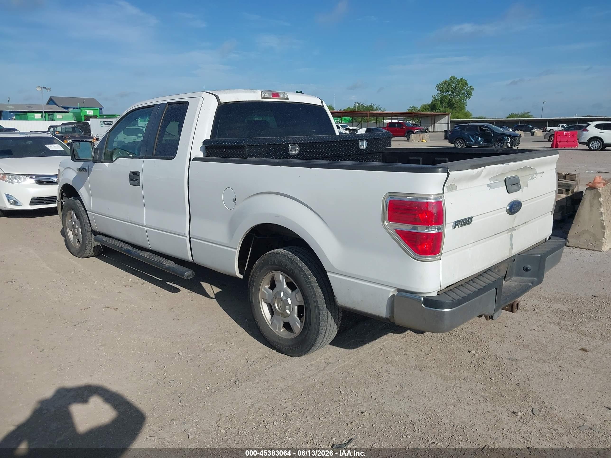 2012 Ford F-150 Xlt White vin: 1FTFX1CF2CFA75747