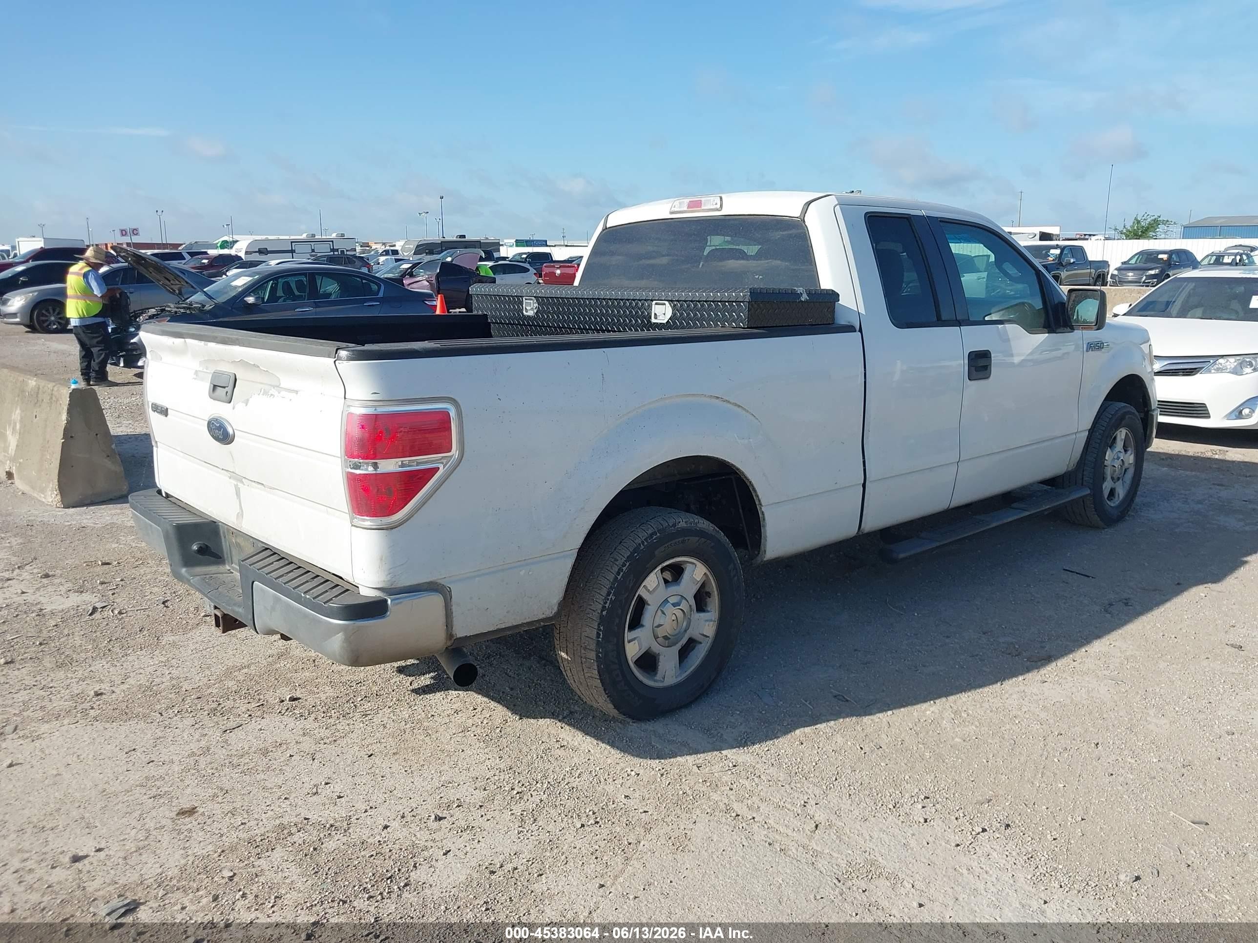 2012 Ford F-150 Xlt White vin: 1FTFX1CF2CFA75747