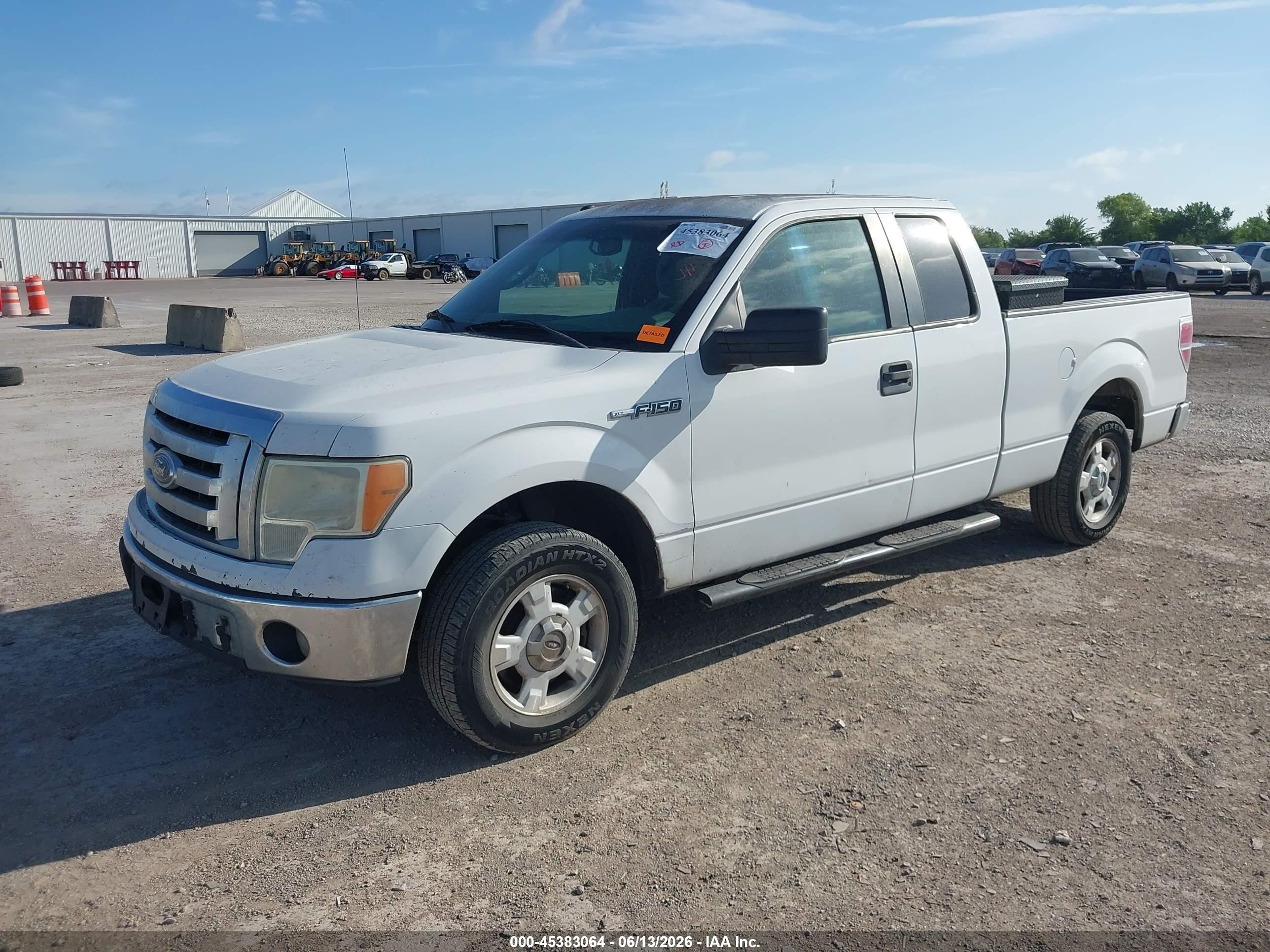 2012 Ford F-150 Xlt White vin: 1FTFX1CF2CFA75747