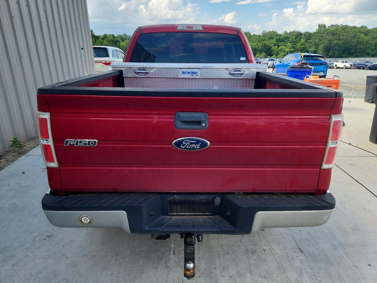2012 Ford F150 Super Cab Red vin: 1FTFX1CF2CKD01891