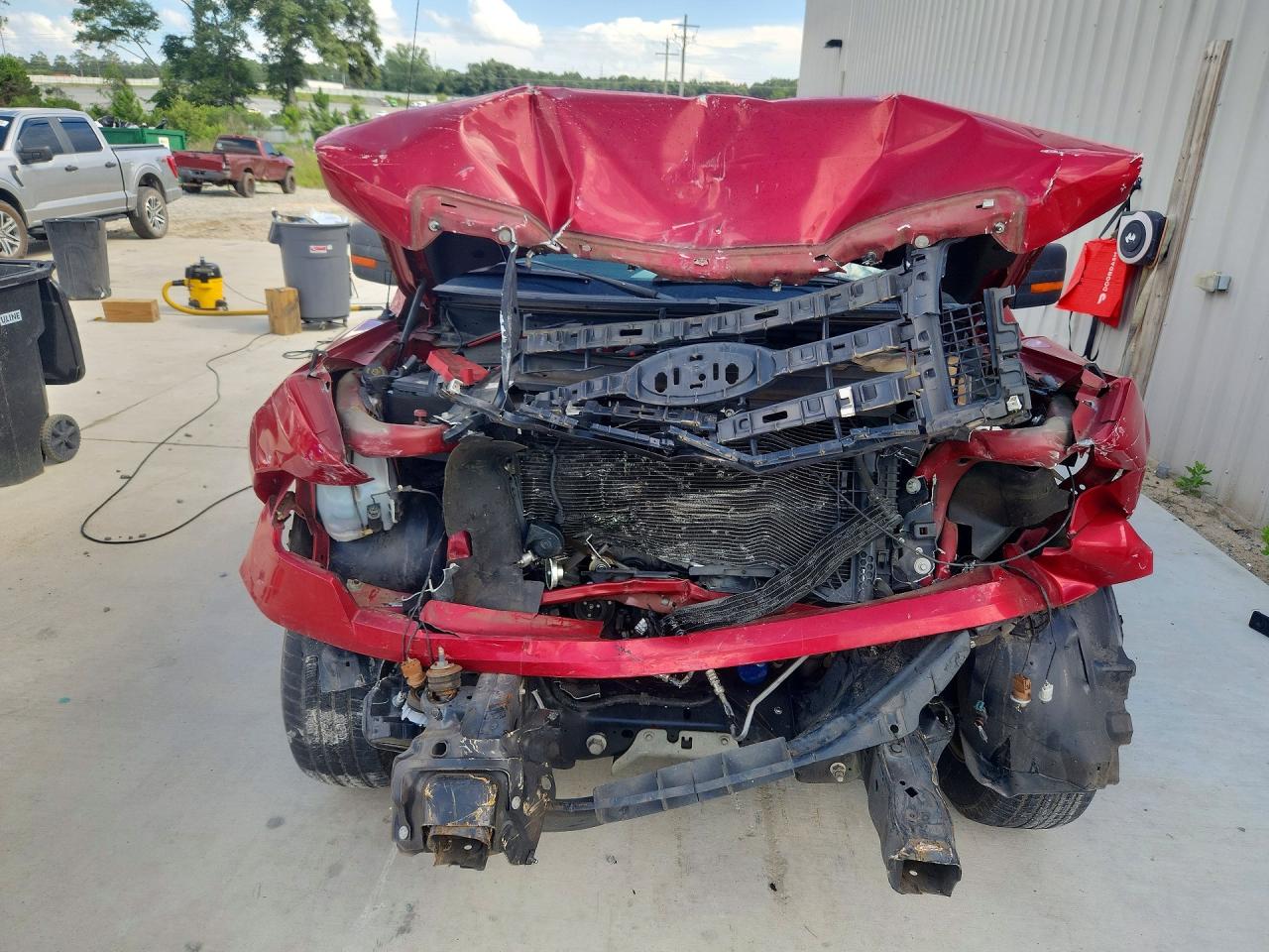 2012 Ford F150 Super Cab Red vin: 1FTFX1CF2CKD01891