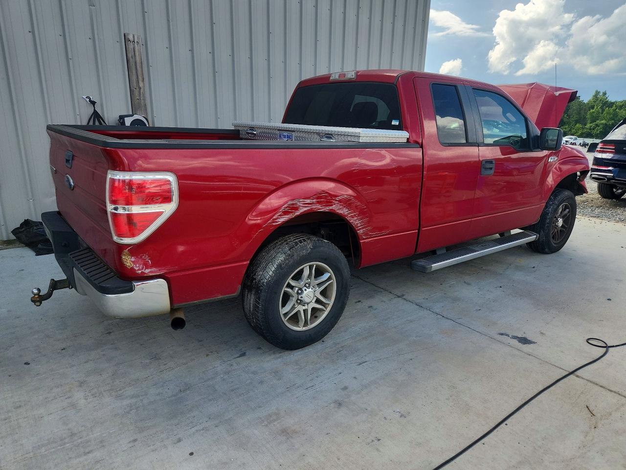 2012 Ford F150 Super Cab Red vin: 1FTFX1CF2CKD01891