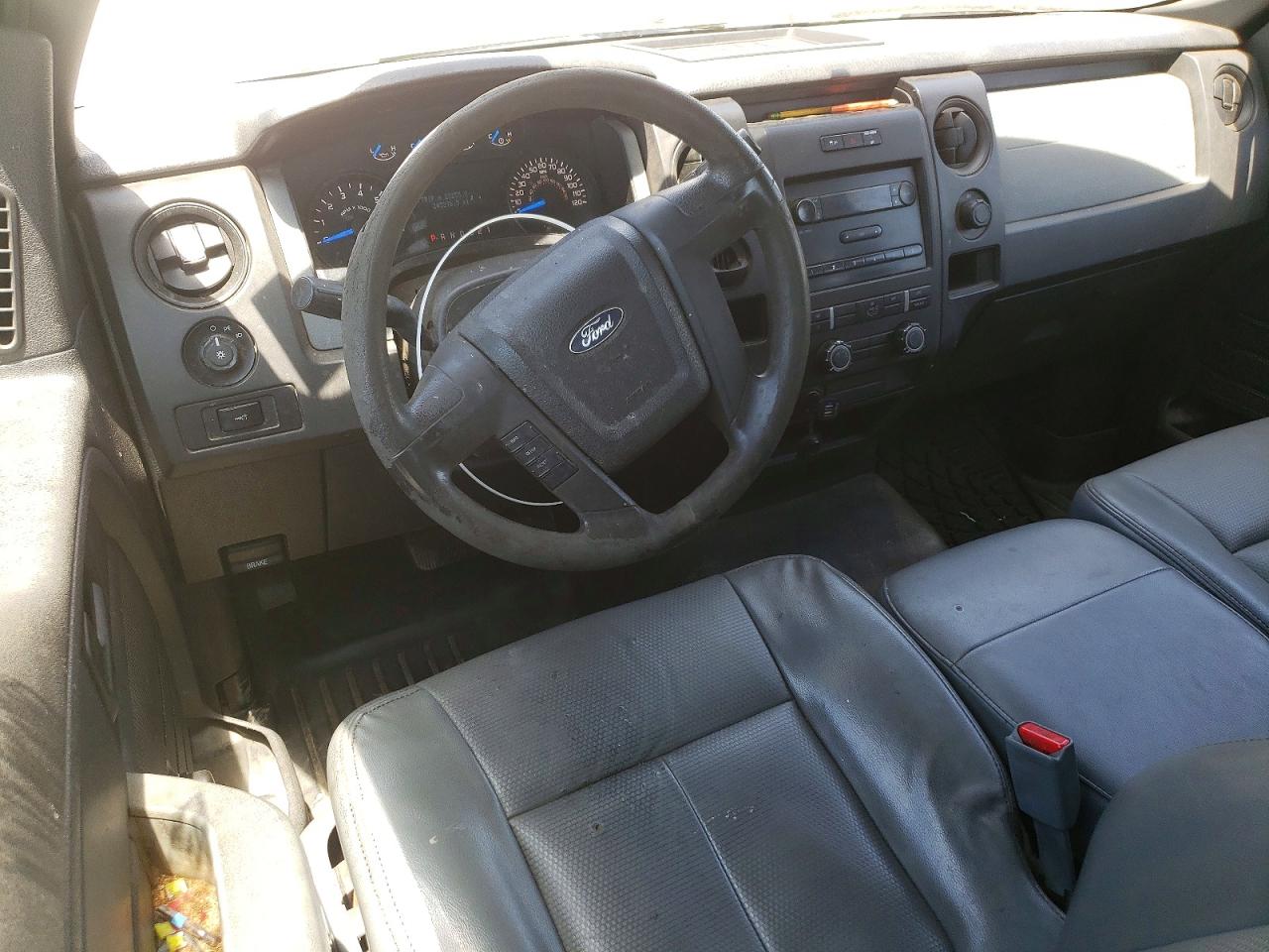 2013 Ford F150 Super Cab White vin: 1FTFX1CF2DKF15040