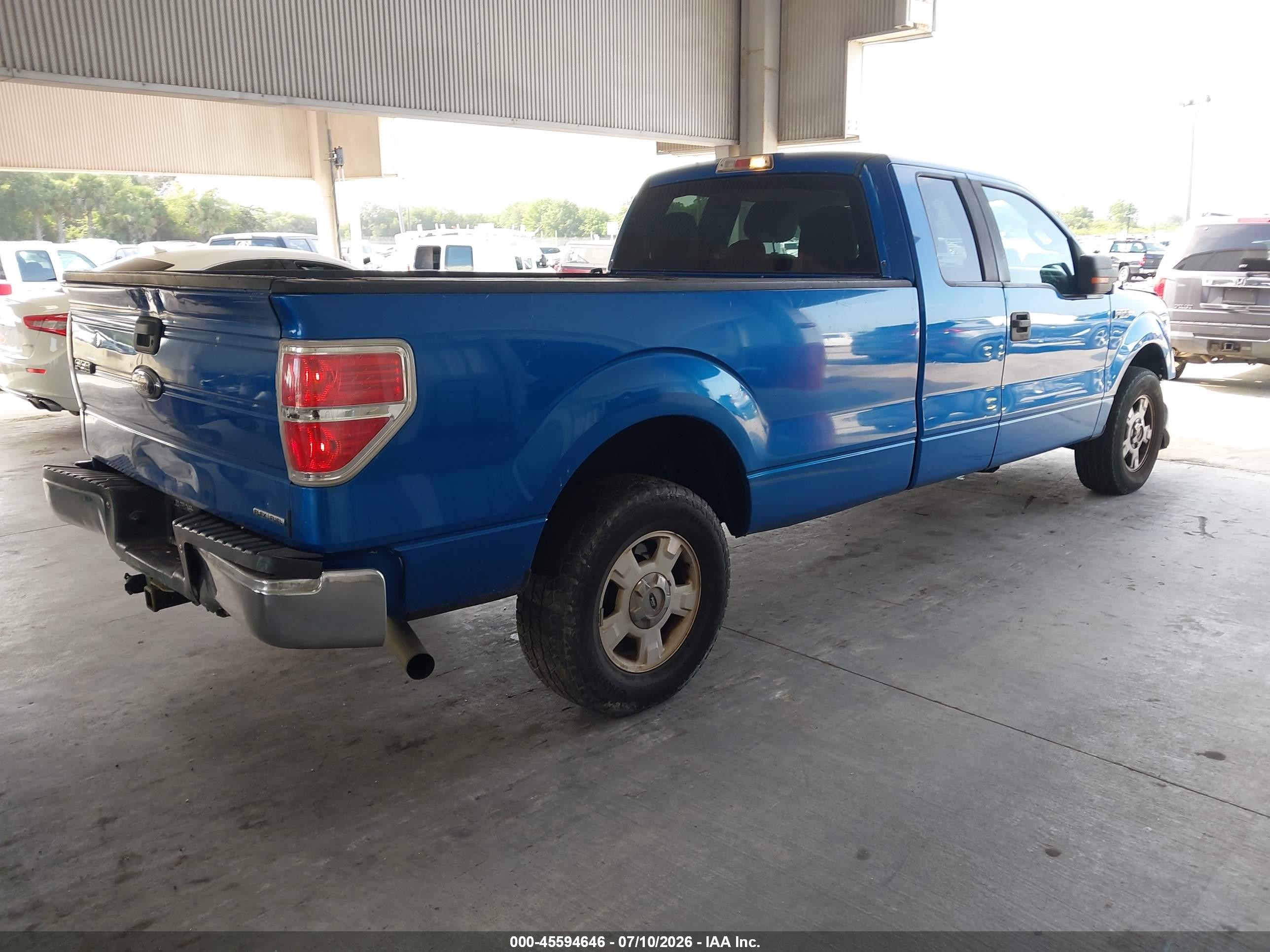 2014 Ford F-150 Xlt Blue vin: 1FTFX1CF2EKD29158