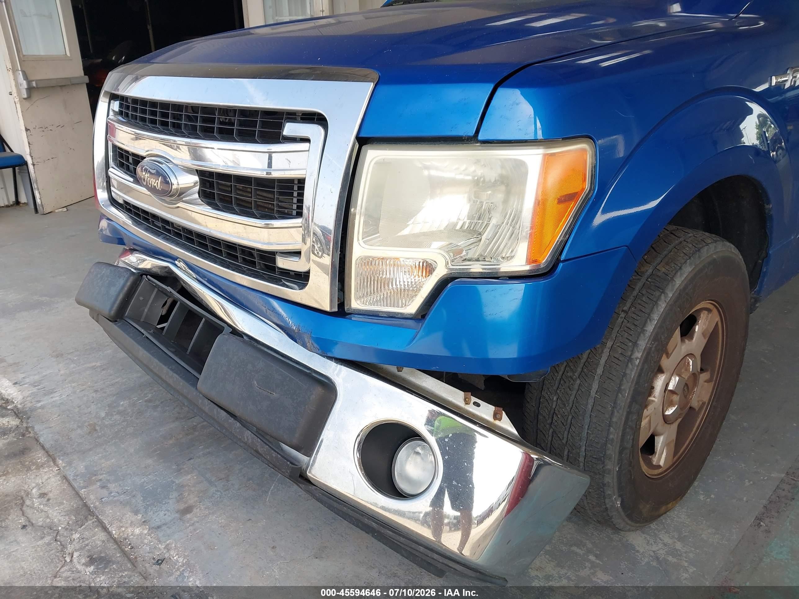 2014 Ford F-150 Xlt Blue vin: 1FTFX1CF2EKD29158