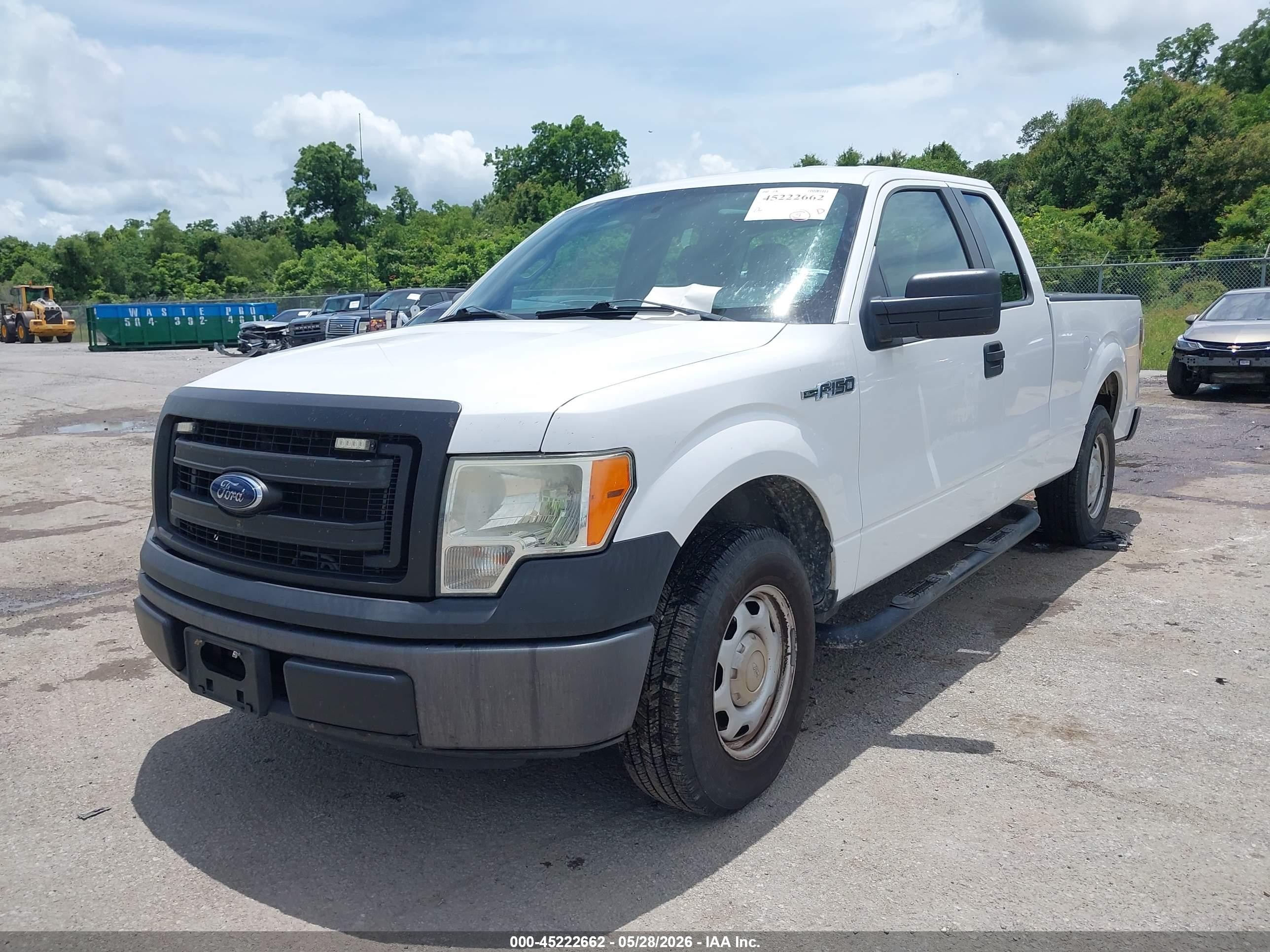 2014 Ford F-150 Xl Белый vin: 1FTFX1CF2EKE03534