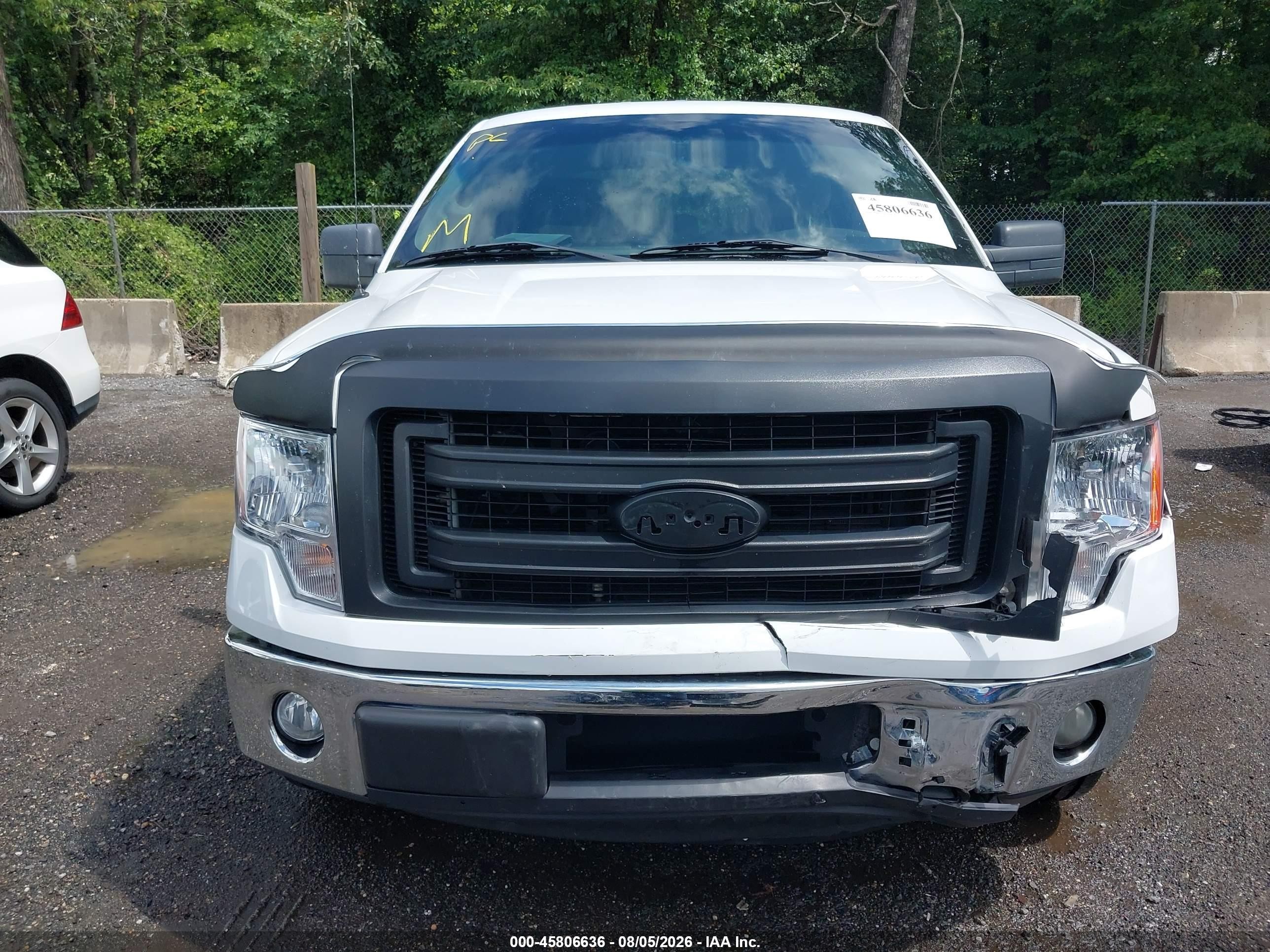 2014 Ford F-150 Xlt White vin: 1FTFX1CF2EKE32273