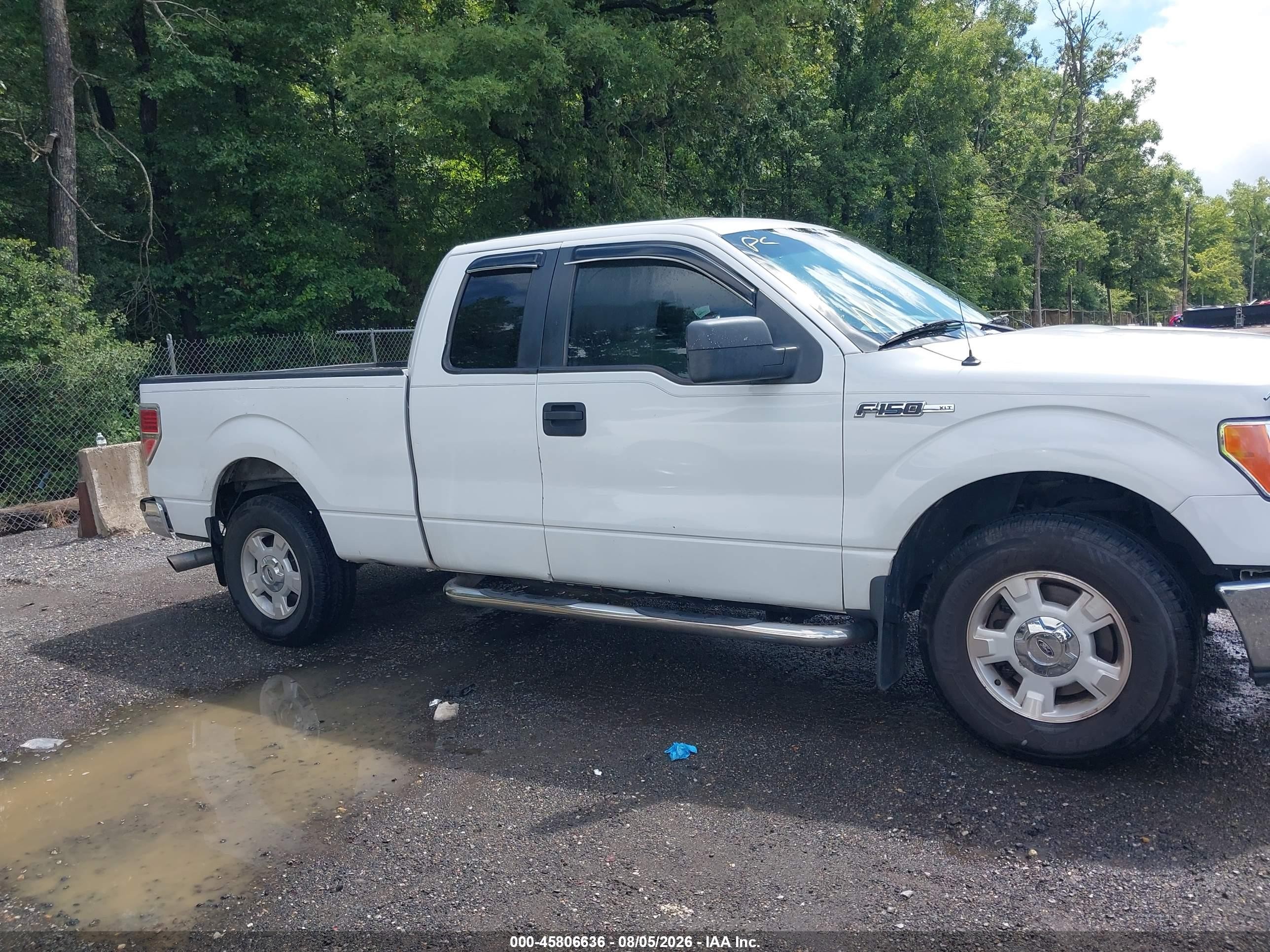 2014 Ford F-150 Xlt White vin: 1FTFX1CF2EKE32273