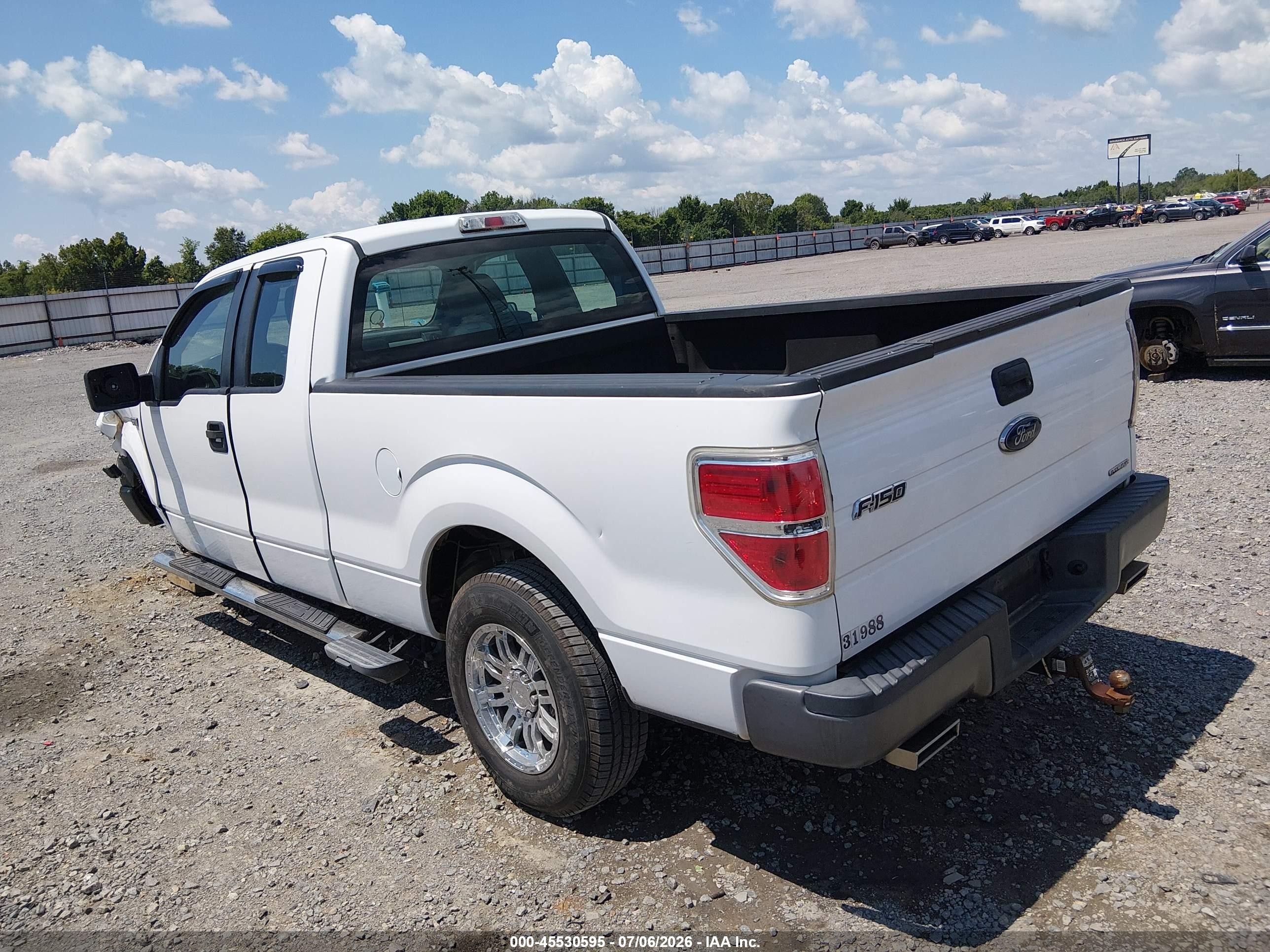 2012 Ford F-150 Fx2/lariat/stx/xl/xlt White vin: 1FTFX1CF3CFB96108