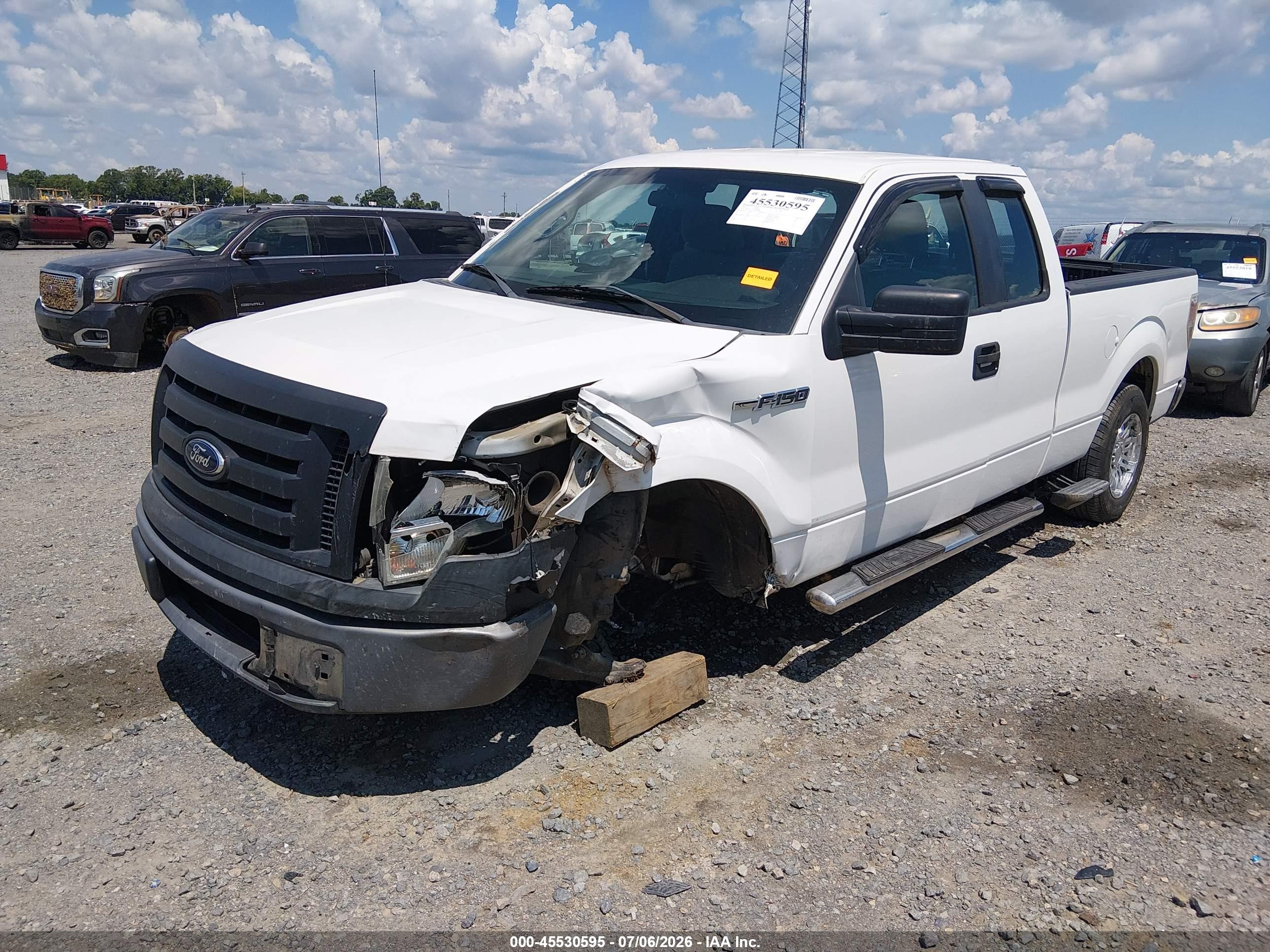 2012 Ford F-150 Fx2/lariat/stx/xl/xlt White vin: 1FTFX1CF3CFB96108