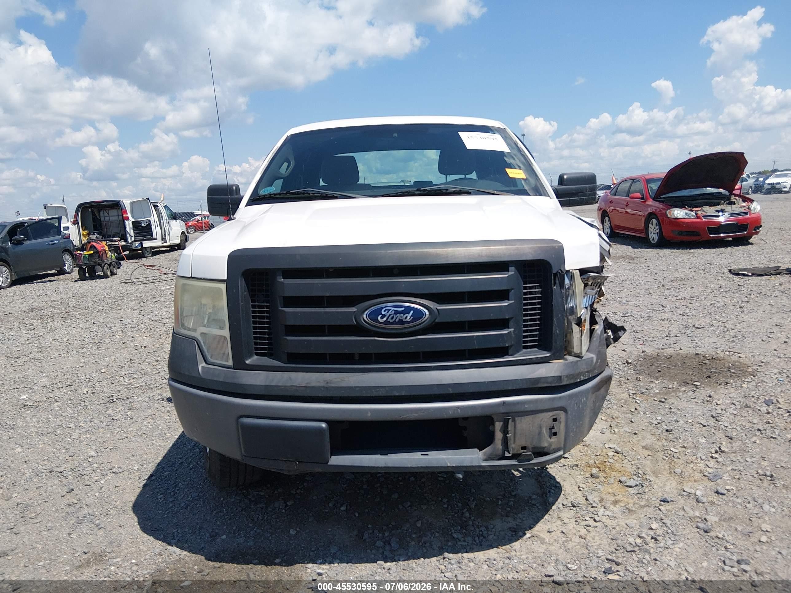2012 Ford F-150 Fx2/lariat/stx/xl/xlt White vin: 1FTFX1CF3CFB96108