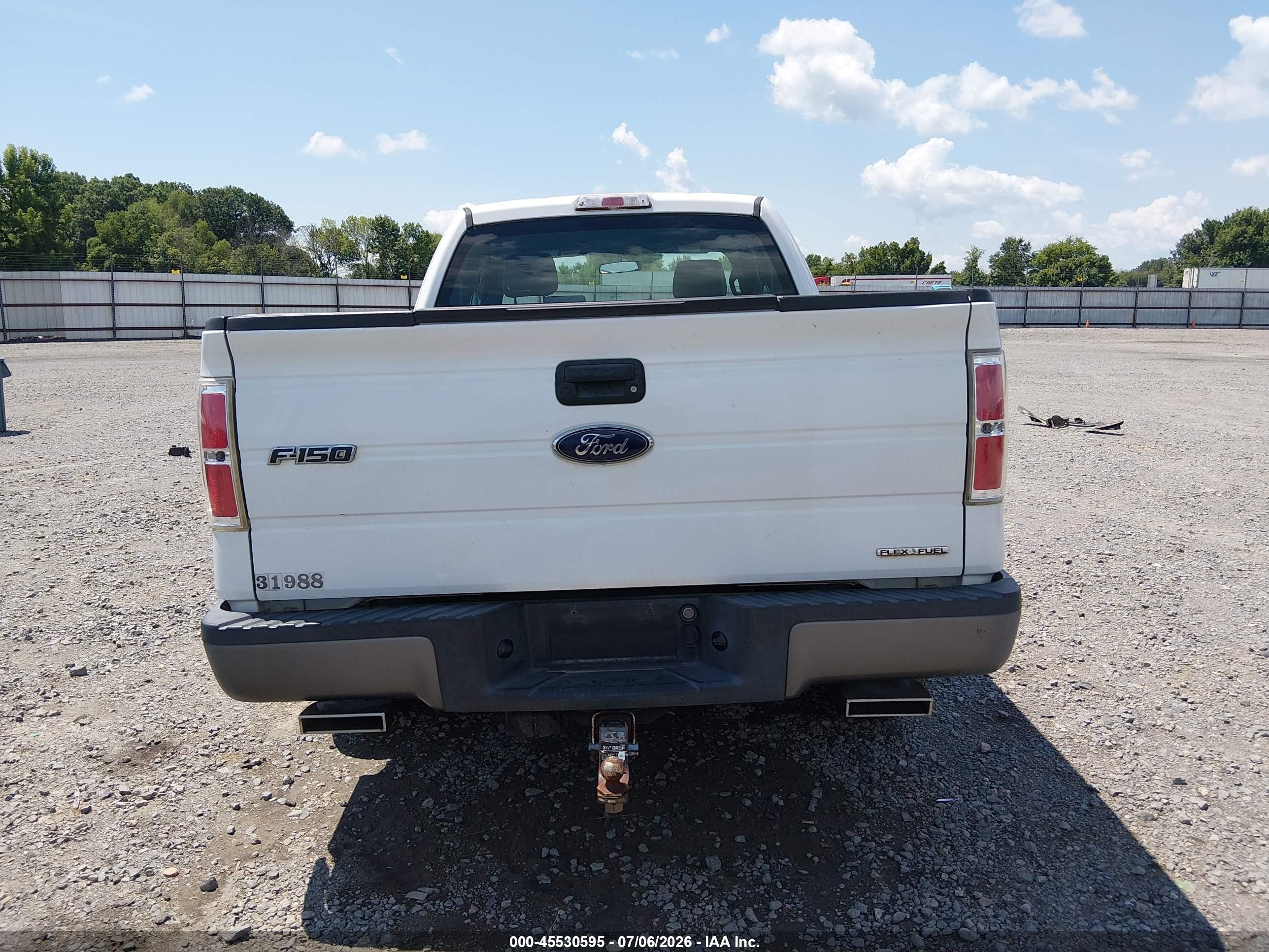 2012 Ford F-150 Fx2/lariat/stx/xl/xlt White vin: 1FTFX1CF3CFB96108