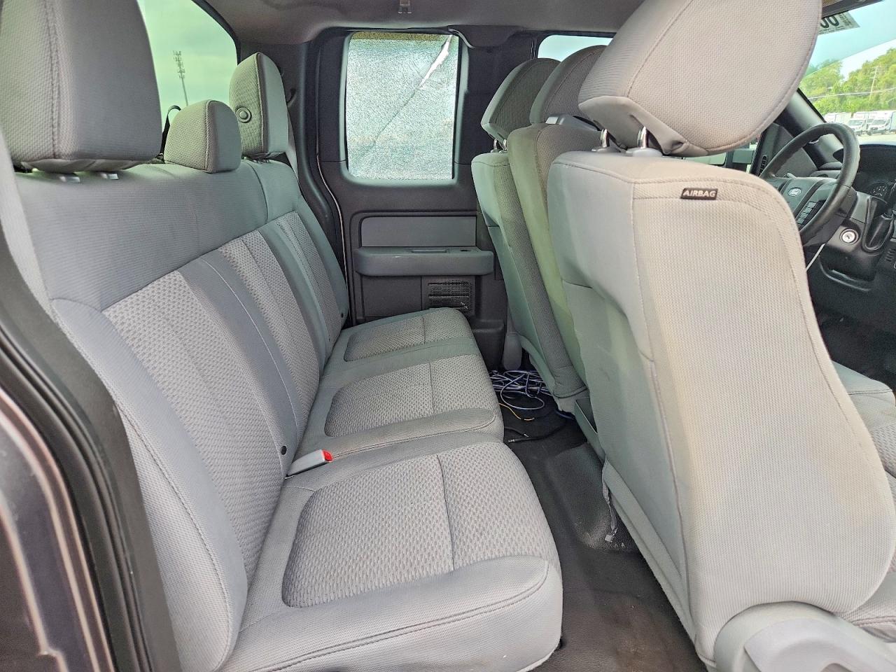 2013 Ford F150 Super Cab Gray vin: 1FTFX1CF3DFA58215