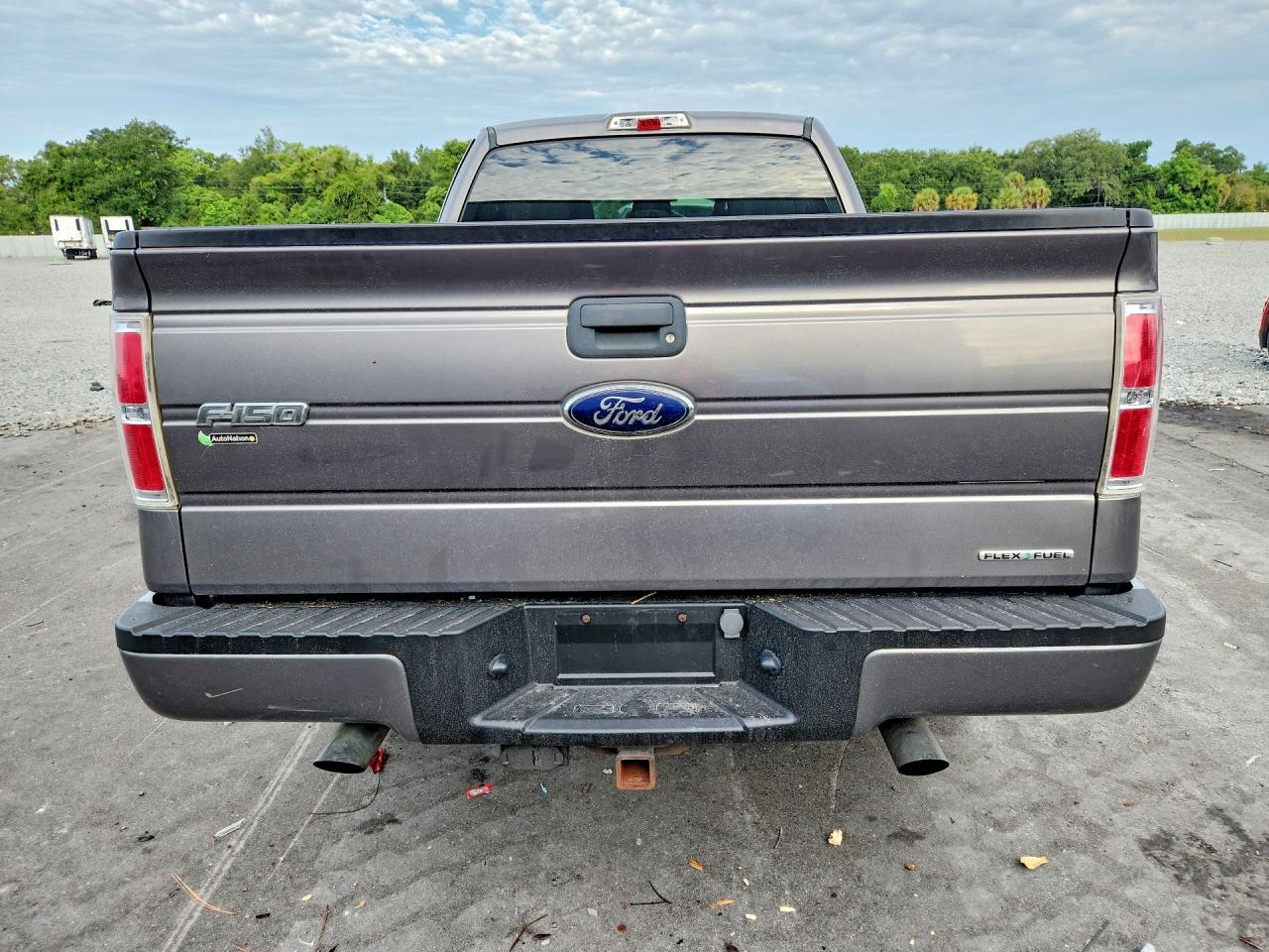 2013 Ford F150 Super Cab Gray vin: 1FTFX1CF3DFA58215
