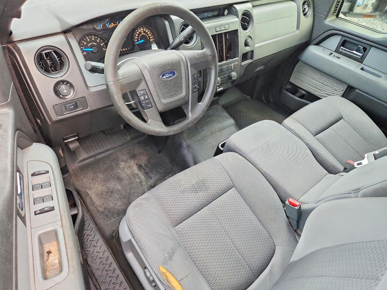 2013 Ford F150 Super Cab Gray vin: 1FTFX1CF3DFA58215