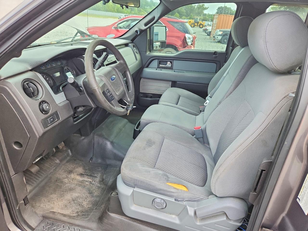 2013 Ford F150 Super Cab Gray vin: 1FTFX1CF3DFA58215