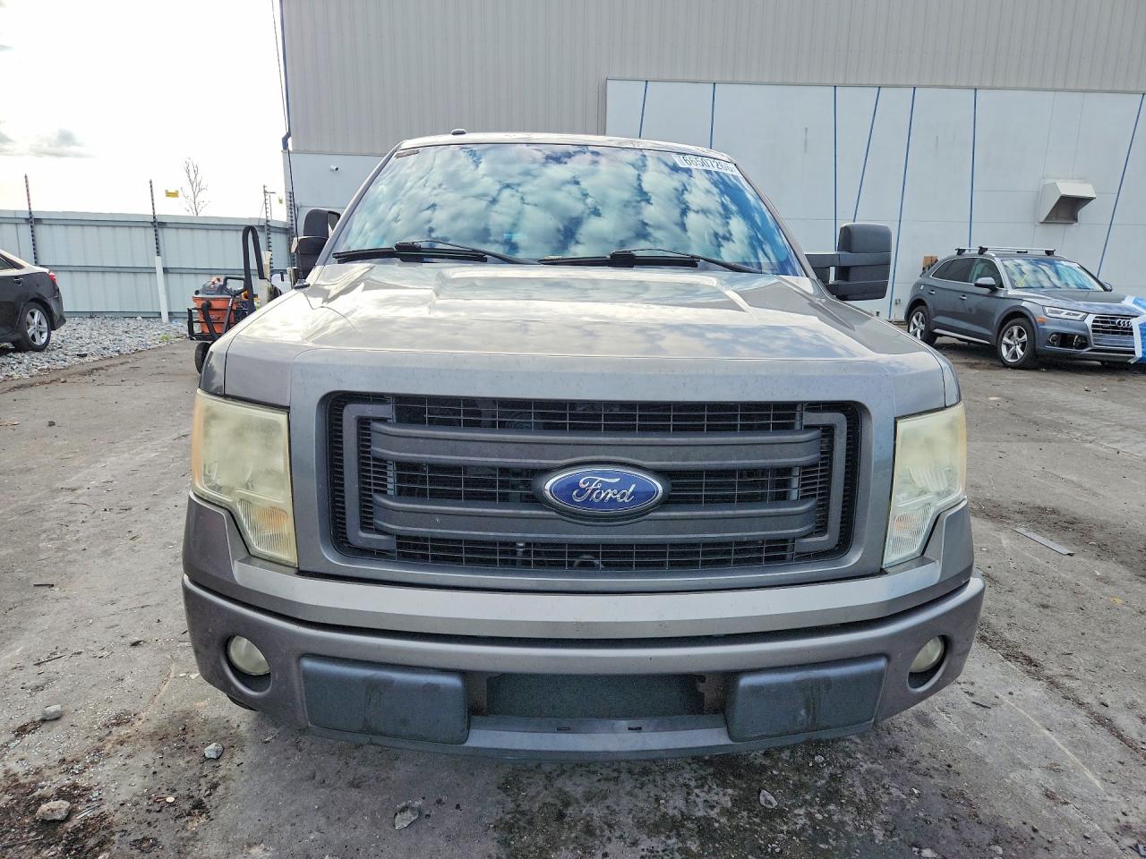 2013 Ford F150 Super Cab Gray vin: 1FTFX1CF3DFA58215
