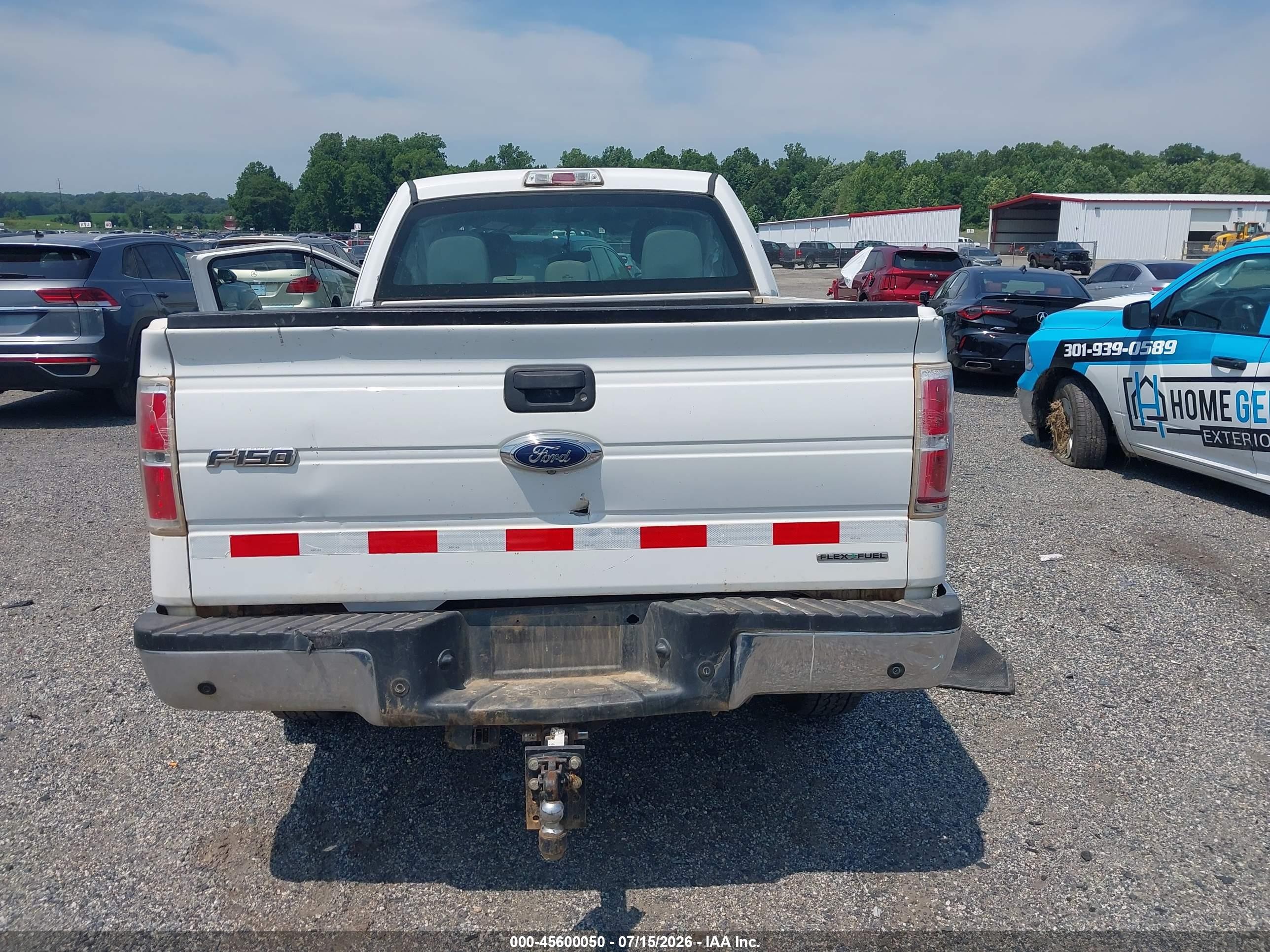 2014 Ford F-150 Xl White vin: 1FTFX1CF3EKD95850