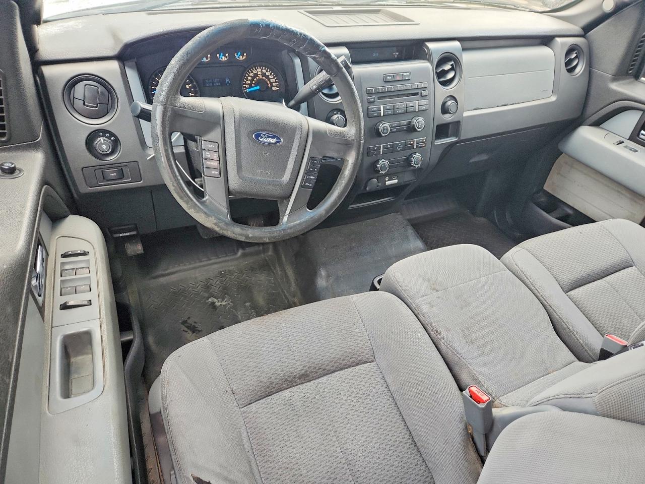 2014 Ford F150 Super Cab Gray vin: 1FTFX1CF3EKG10658