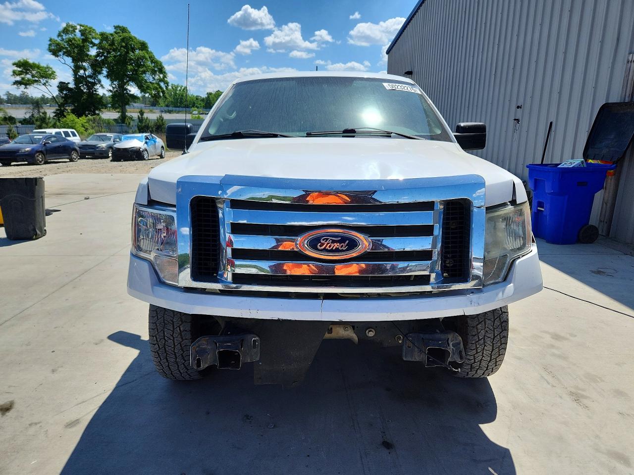2012 Ford F150 Super Cab White vin: 1FTFX1CF4CFB56507