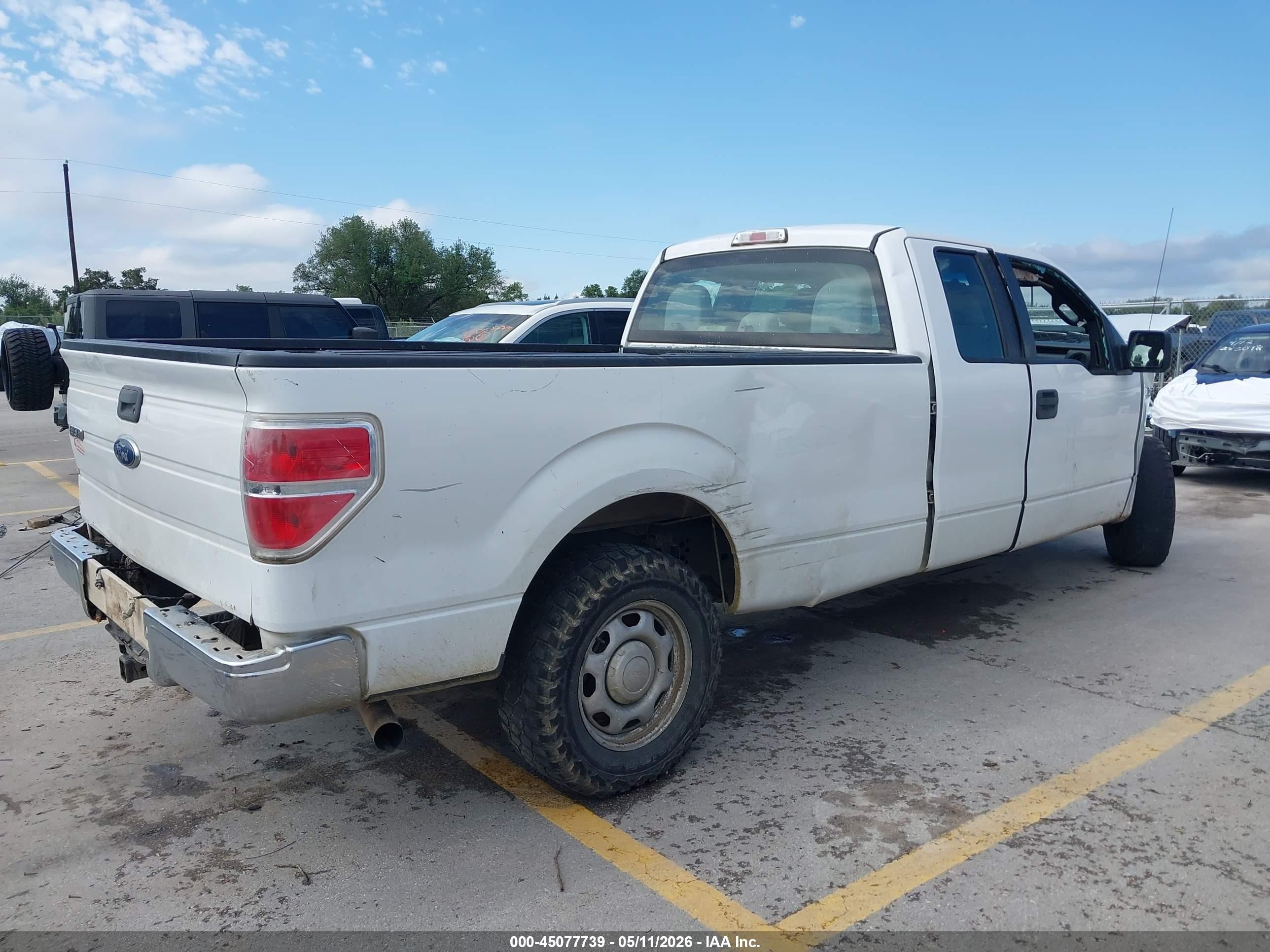 2014 Ford F-150 Xl White vin: 1FTFX1CF4EKF72664