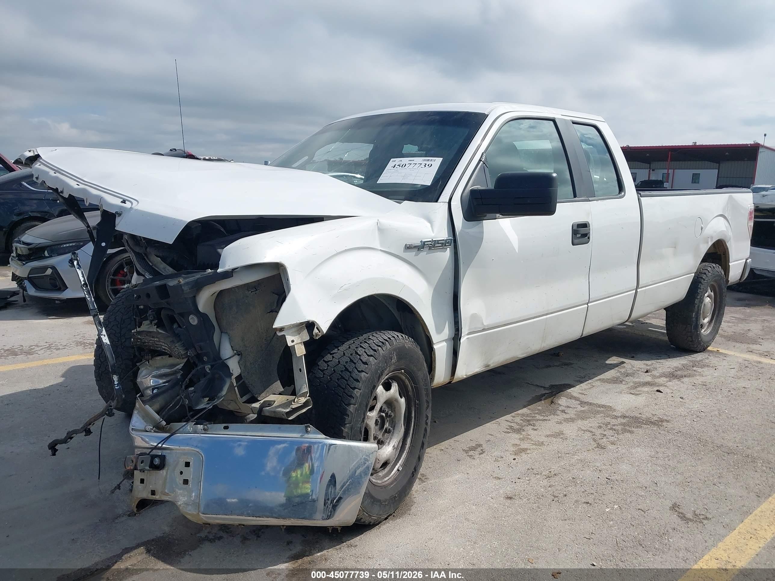 2014 Ford F-150 Xl White vin: 1FTFX1CF4EKF72664