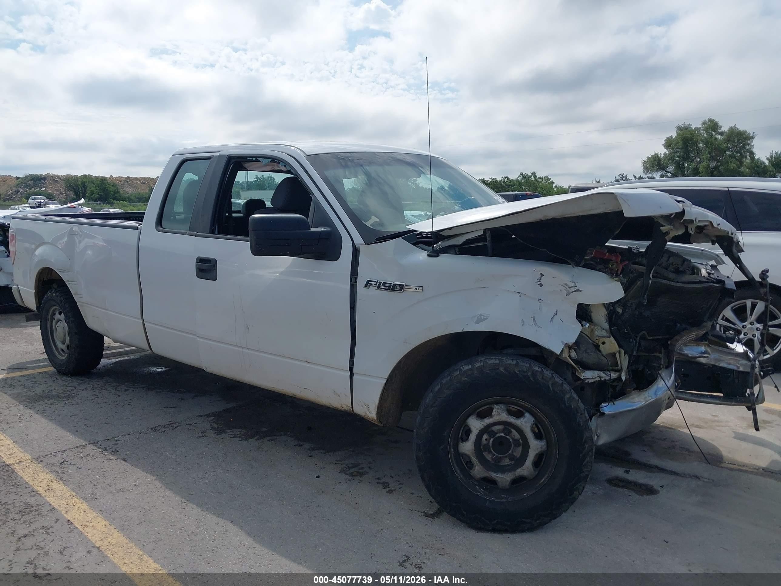 2014 Ford F-150 Xl White vin: 1FTFX1CF4EKF72664