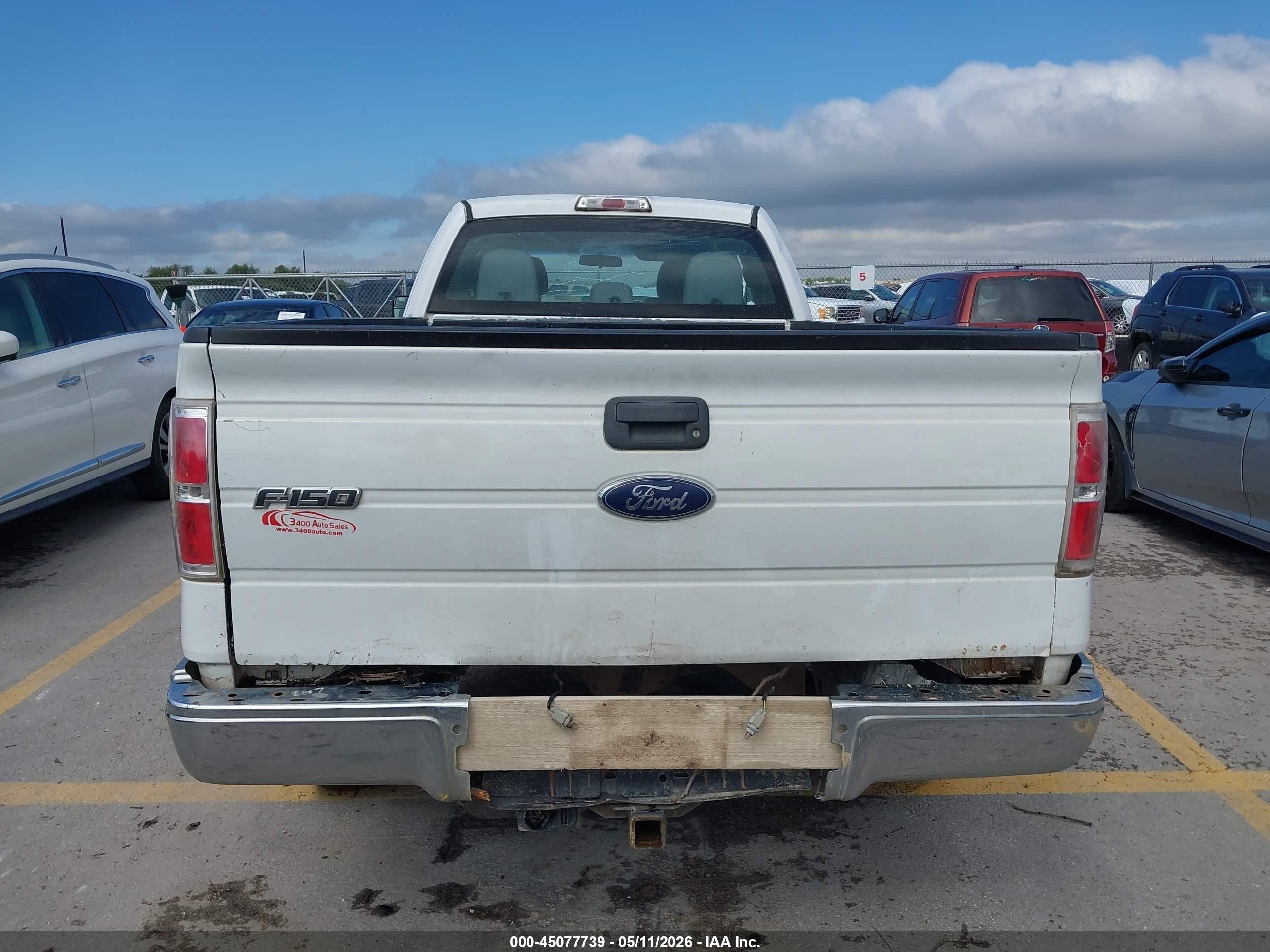 2014 Ford F-150 Xl White vin: 1FTFX1CF4EKF72664
