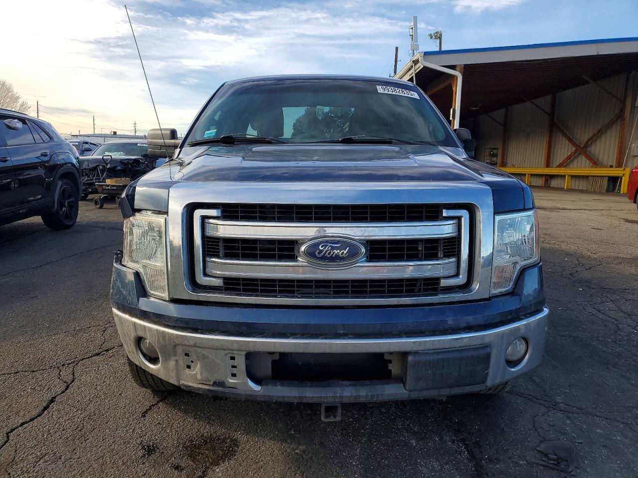2014 Ford F150 Super Cab Blue vin: 1FTFX1CF4EKF73023
