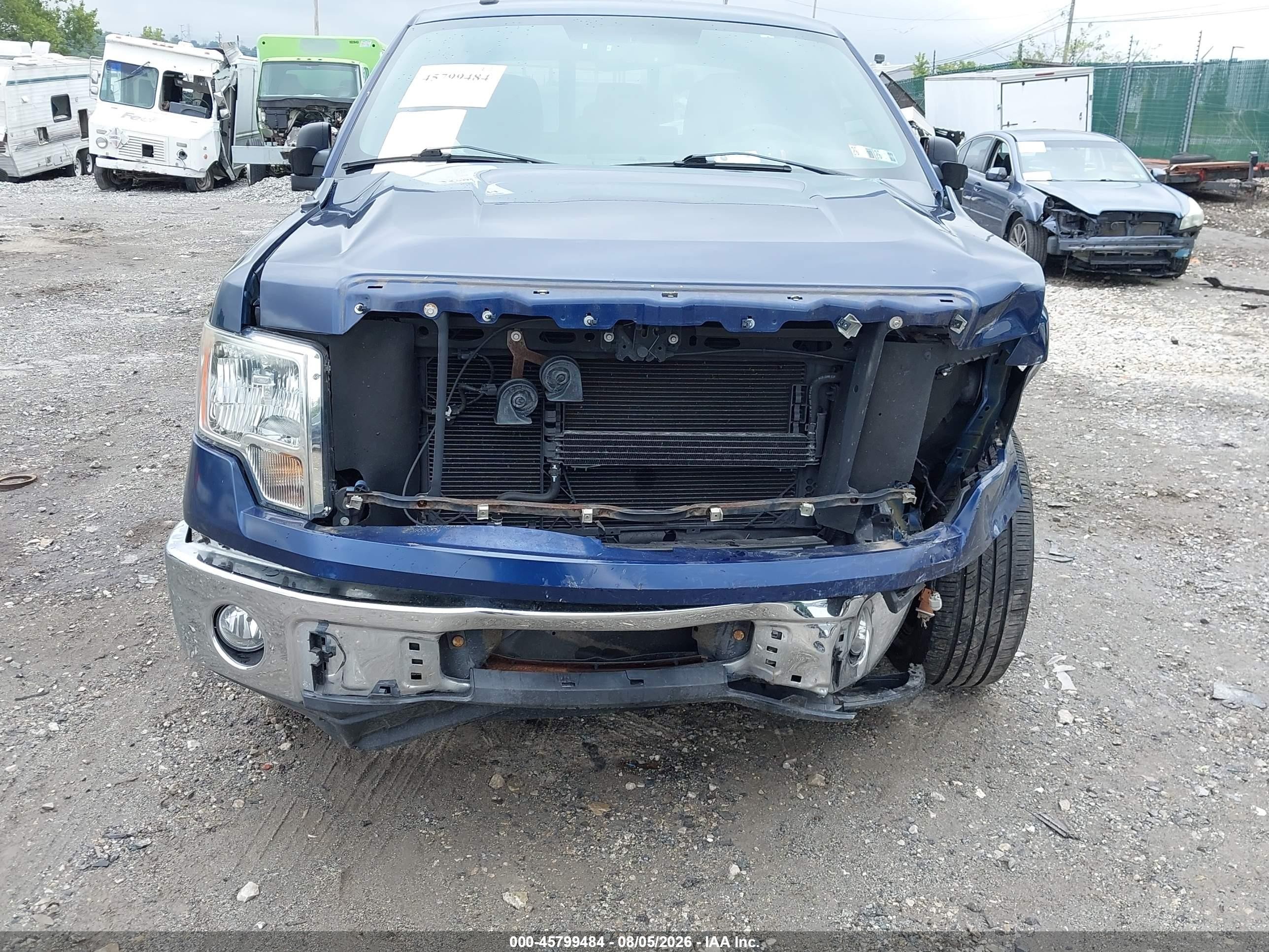 2011 Ford F-150 Xlt Синий vin: 1FTFX1CF5BFC56243