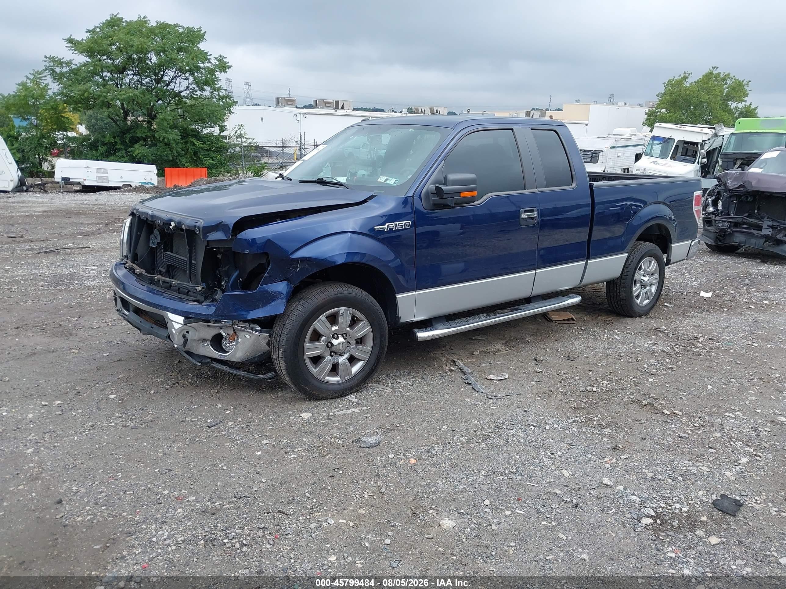 2011 Ford F-150 Xlt Синий vin: 1FTFX1CF5BFC56243