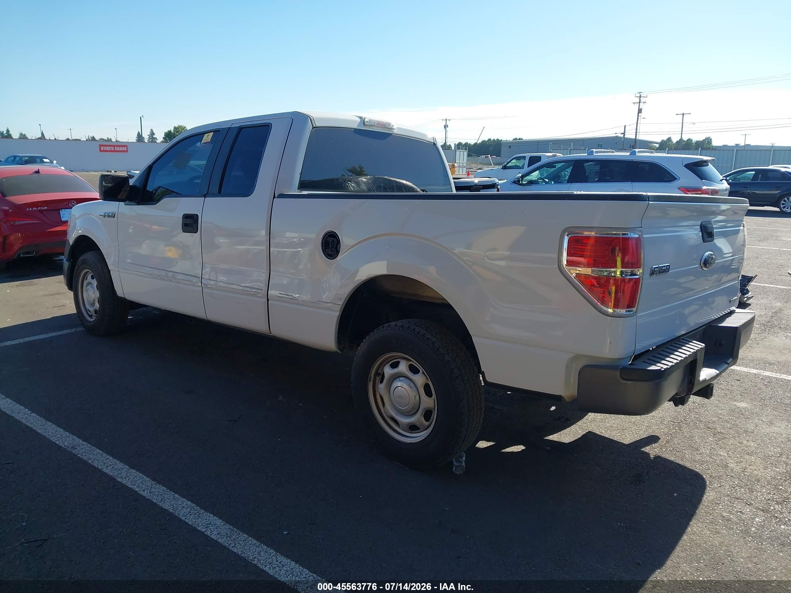 2011 Ford F-150 Fx2/lariat/stx/xl/xlt White vin: 1FTFX1CF5BFD15596