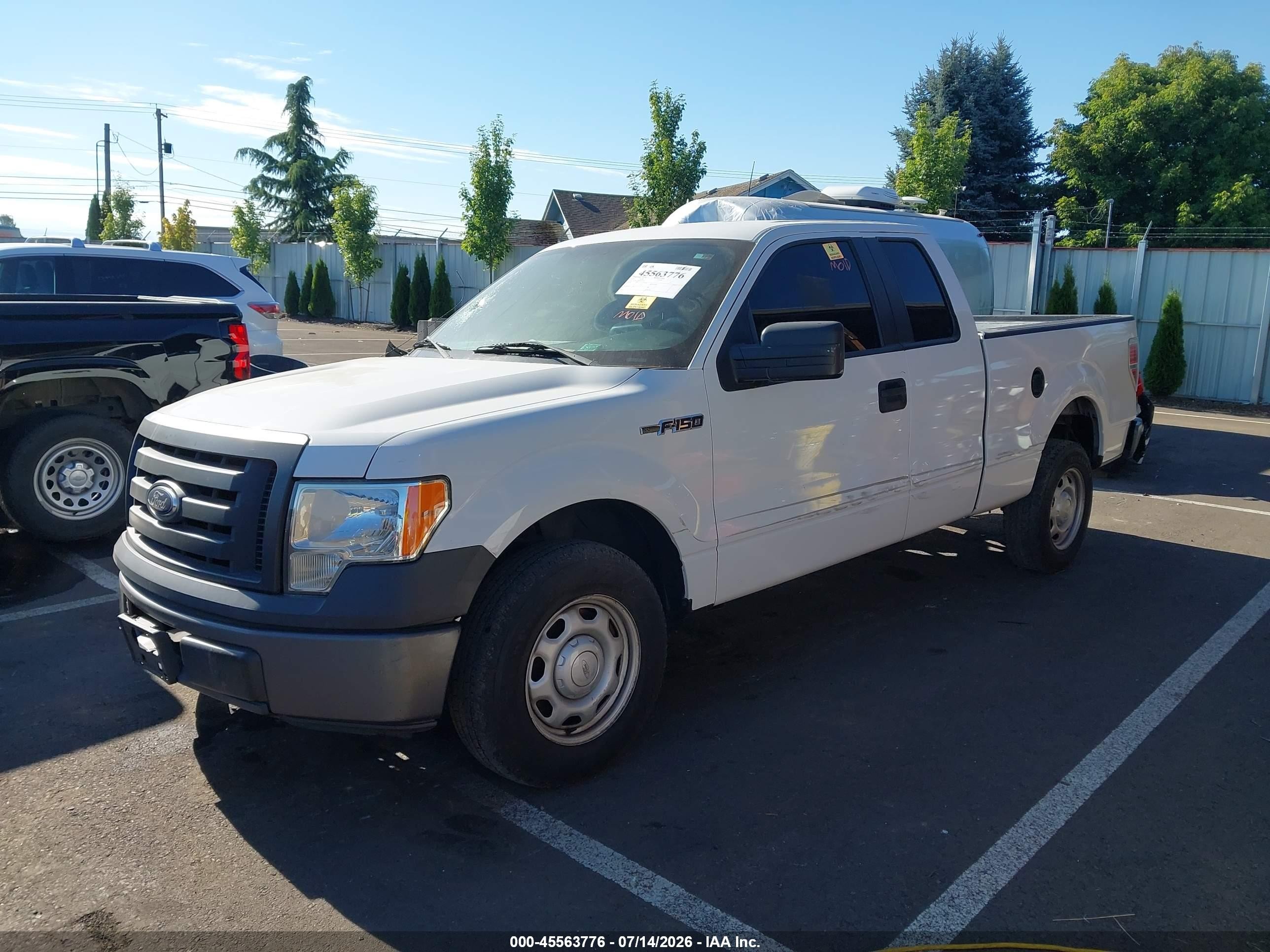 2011 Ford F-150 Fx2/lariat/stx/xl/xlt White vin: 1FTFX1CF5BFD15596