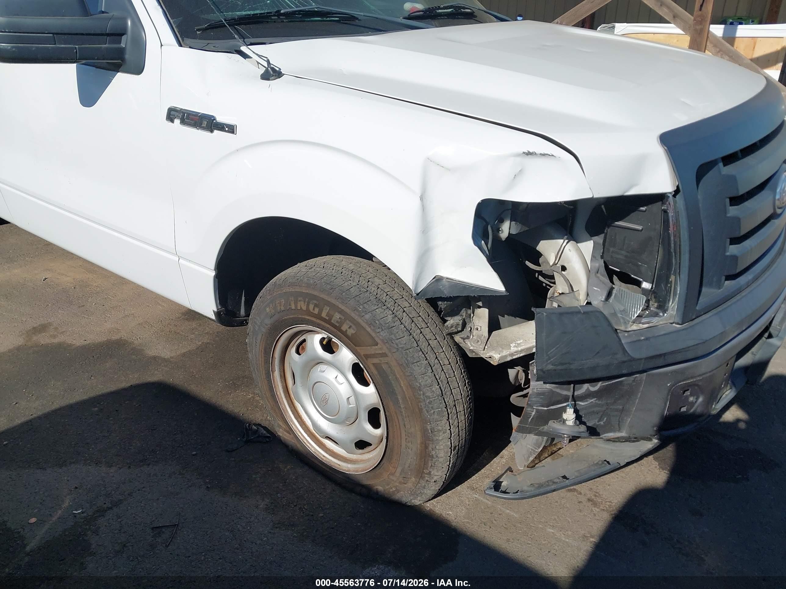 2011 Ford F-150 Fx2/lariat/stx/xl/xlt White vin: 1FTFX1CF5BFD15596