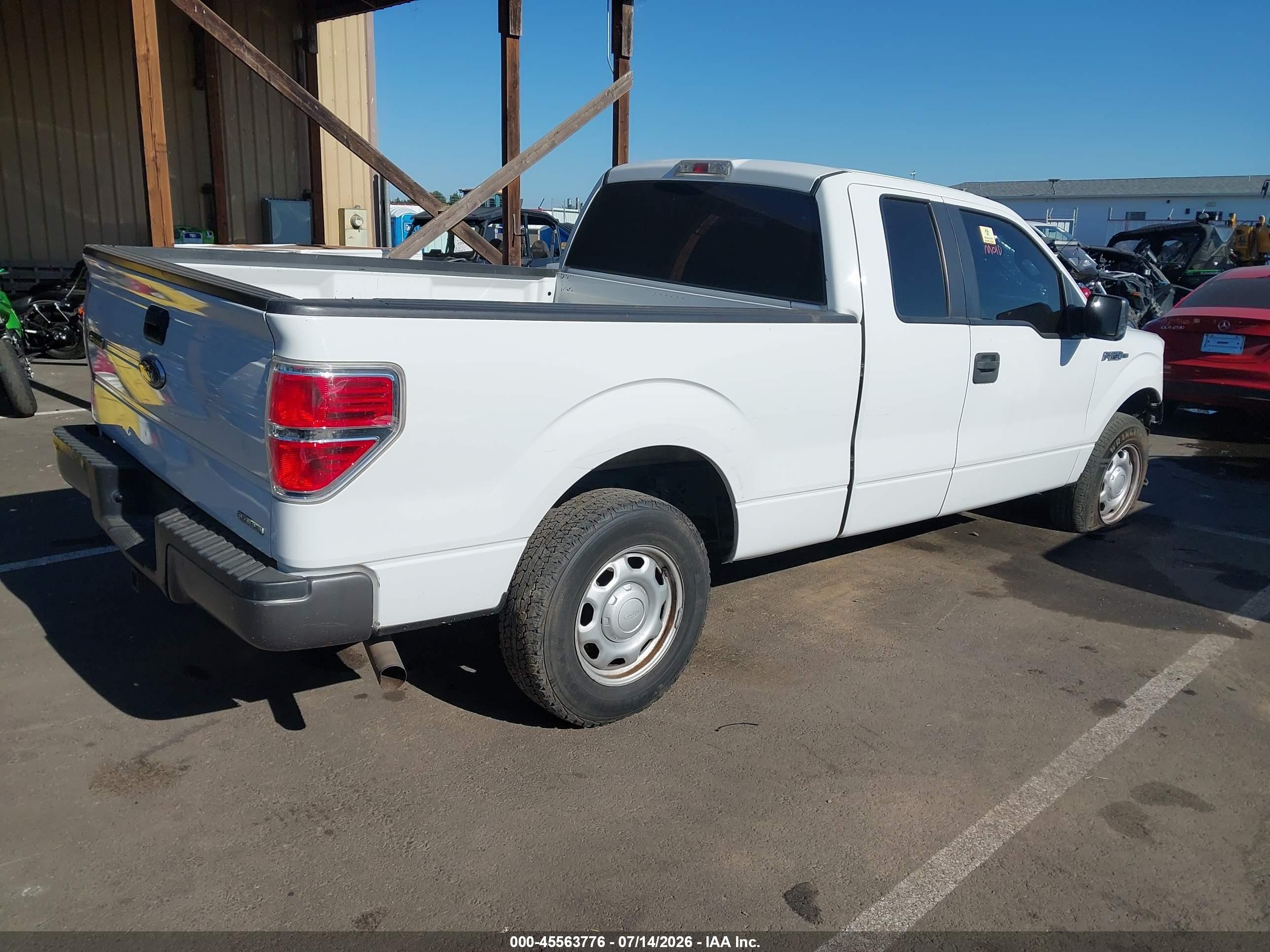 2011 Ford F-150 Fx2/lariat/stx/xl/xlt White vin: 1FTFX1CF5BFD15596