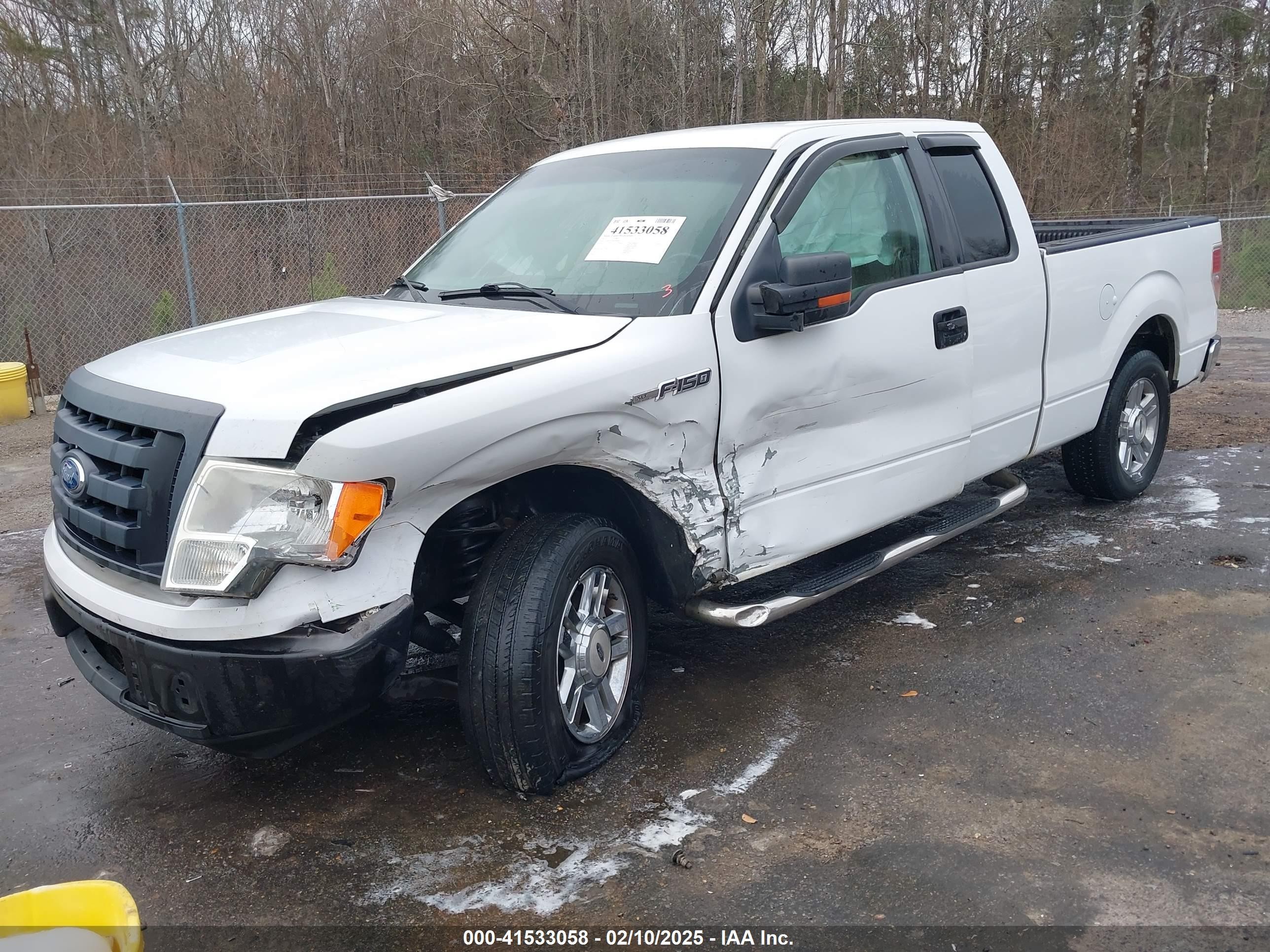 2011 Ford F-150 Xlt White vin: 1FTFX1CF5BKD08008