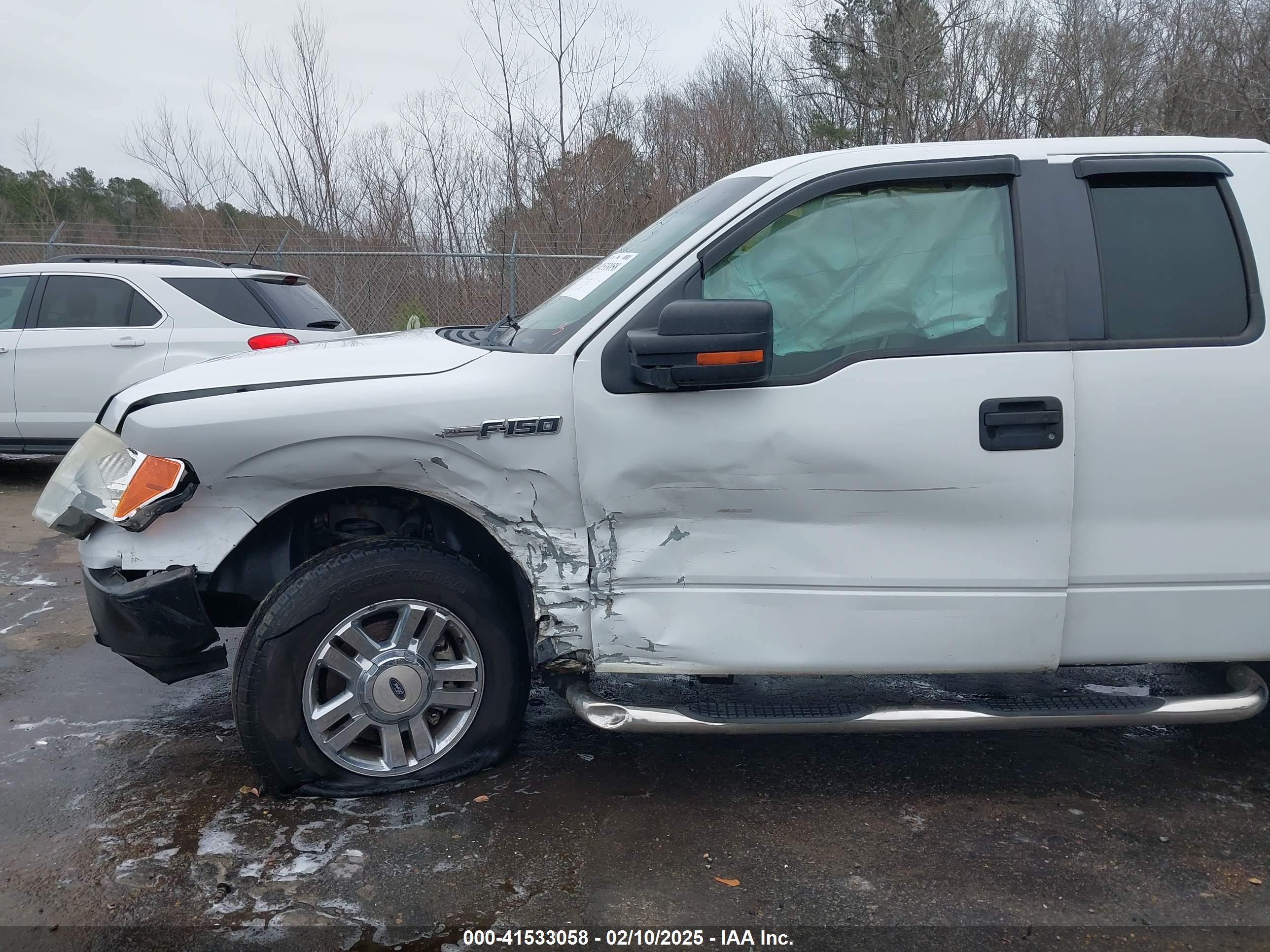 2011 Ford F-150 Xlt White vin: 1FTFX1CF5BKD08008