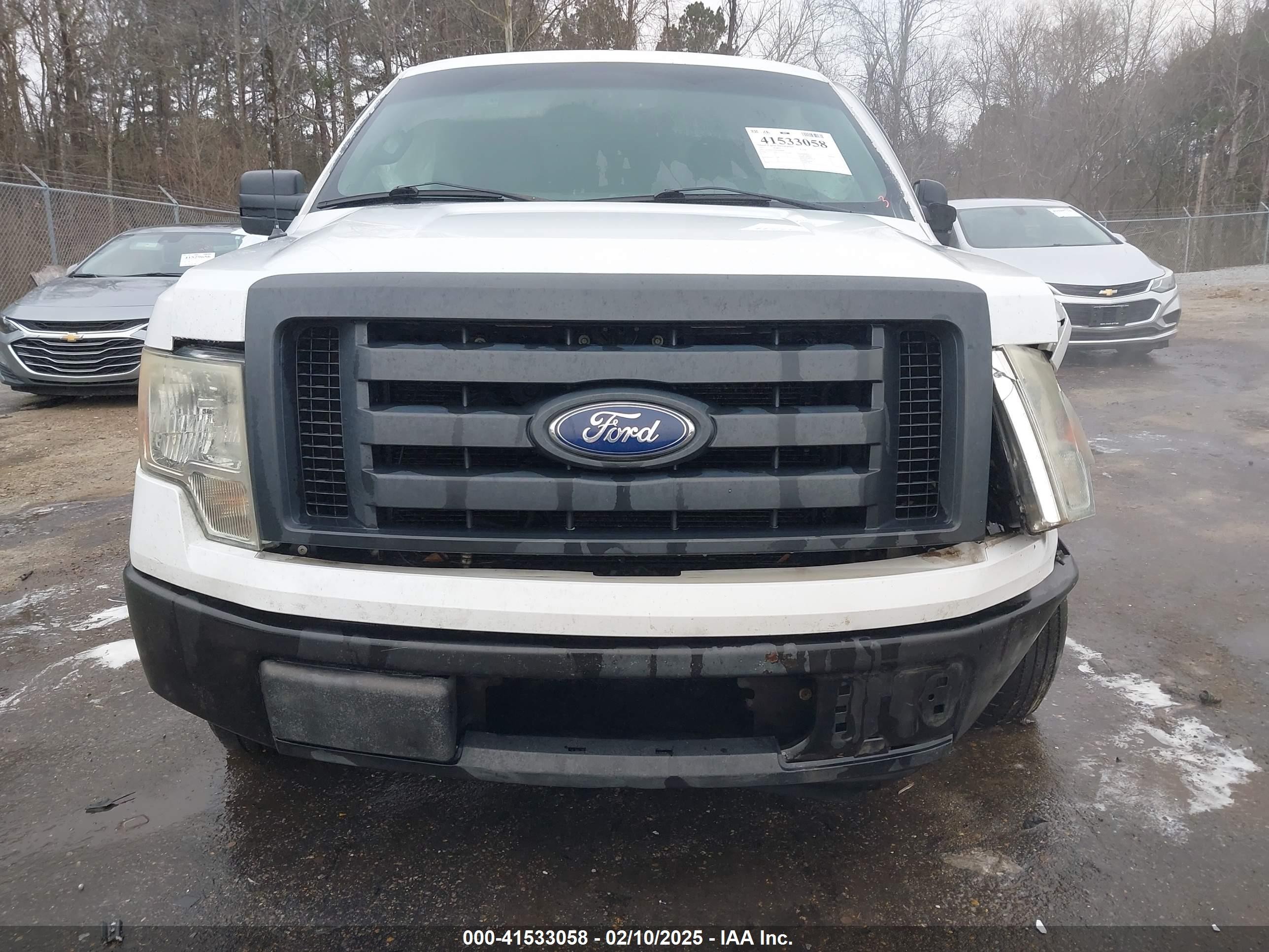 2011 Ford F-150 Xlt White vin: 1FTFX1CF5BKD08008