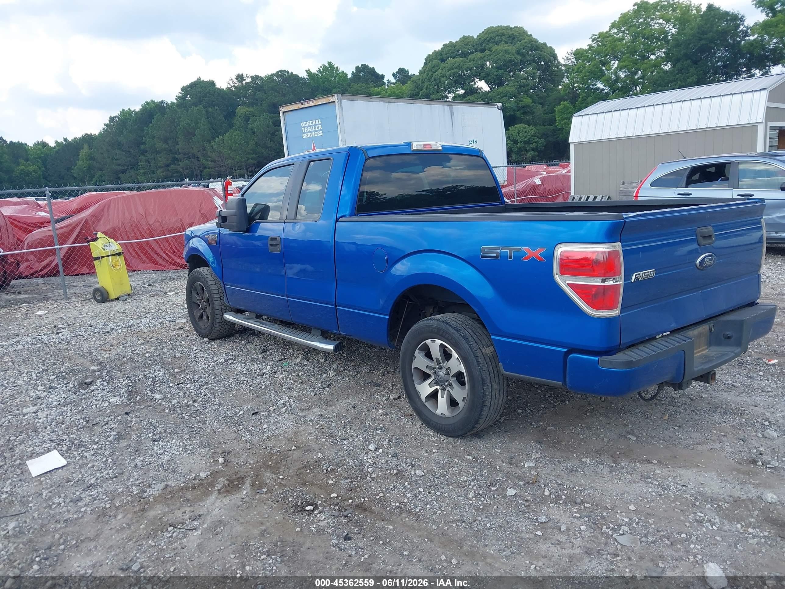 2013 Ford F-150 Stx Blue vin: 1FTFX1CF5DFA85321