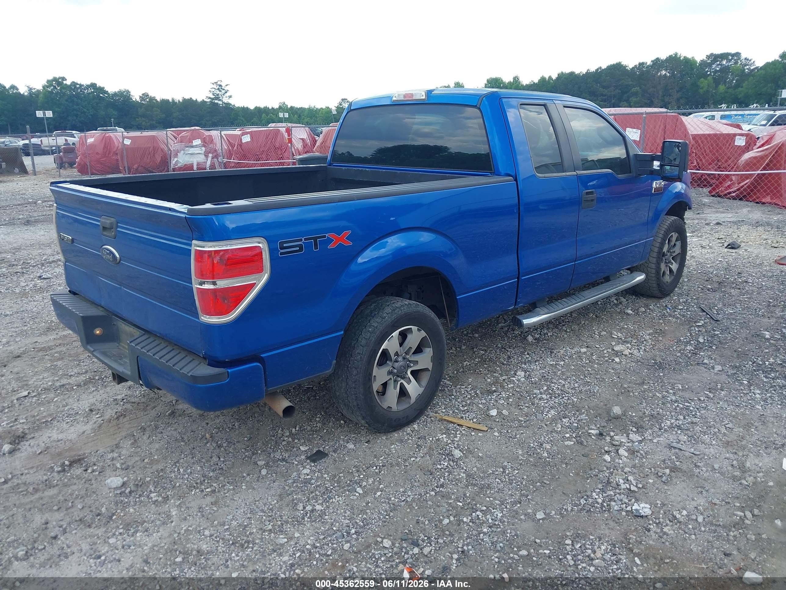 2013 Ford F-150 Stx Blue vin: 1FTFX1CF5DFA85321
