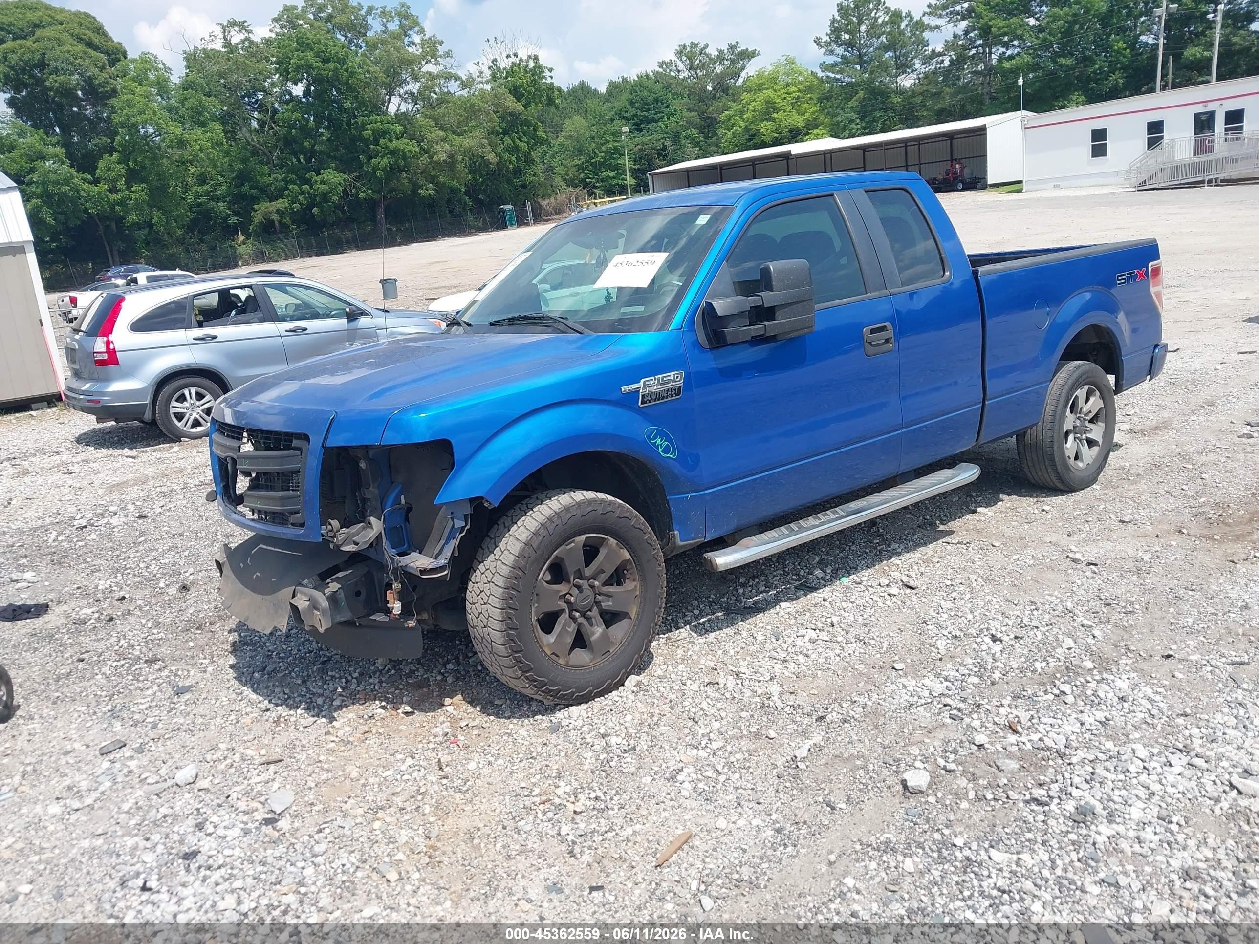 2013 Ford F-150 Stx Blue vin: 1FTFX1CF5DFA85321
