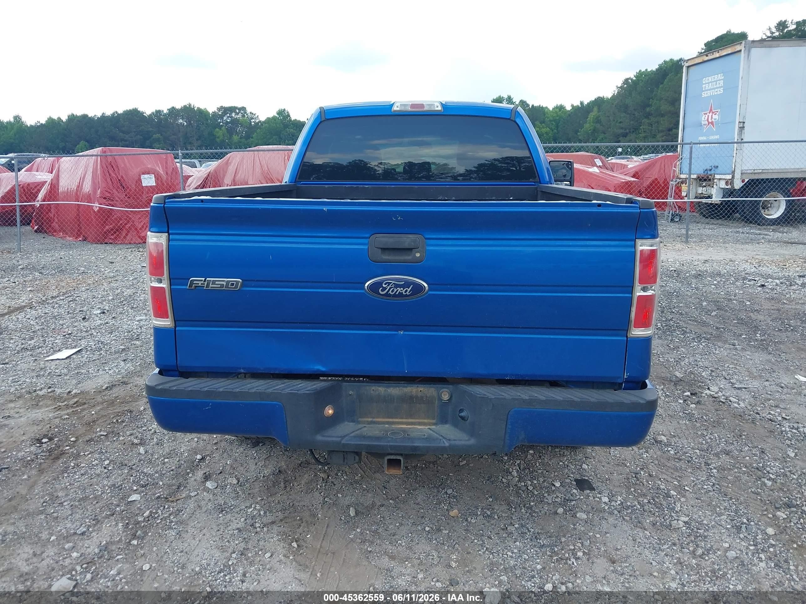 2013 Ford F-150 Stx Blue vin: 1FTFX1CF5DFA85321