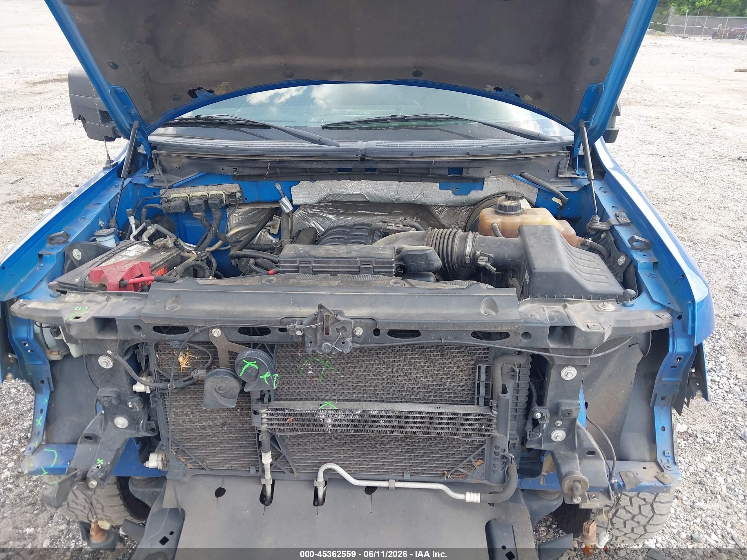 2013 Ford F-150 Stx Blue vin: 1FTFX1CF5DFA85321